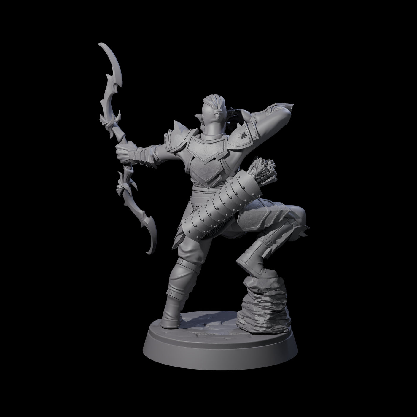 Classic Hobgoblin Raider F Miniature for Dungeons and Dragons, Pathfinder or other TTRPGs