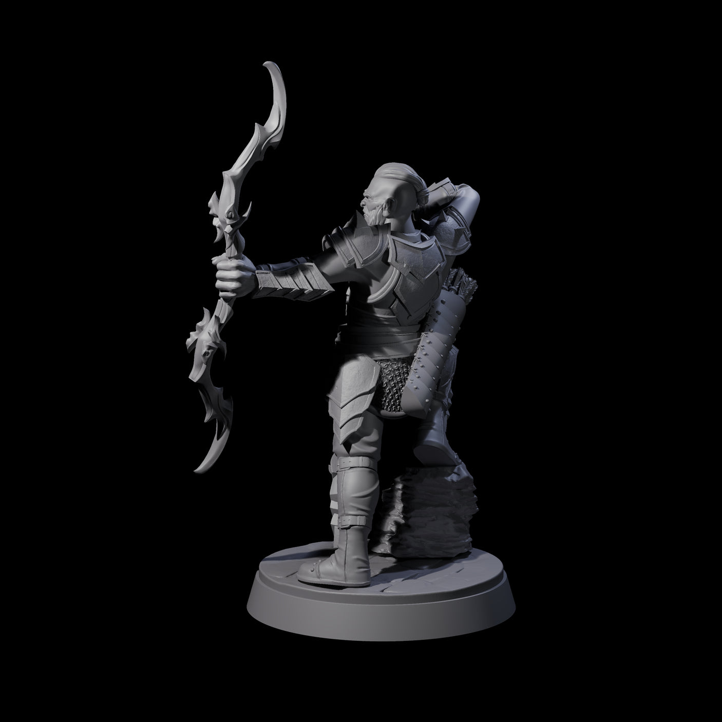 Classic Hobgoblin Raider F Miniature for Dungeons and Dragons, Pathfinder or other TTRPGs