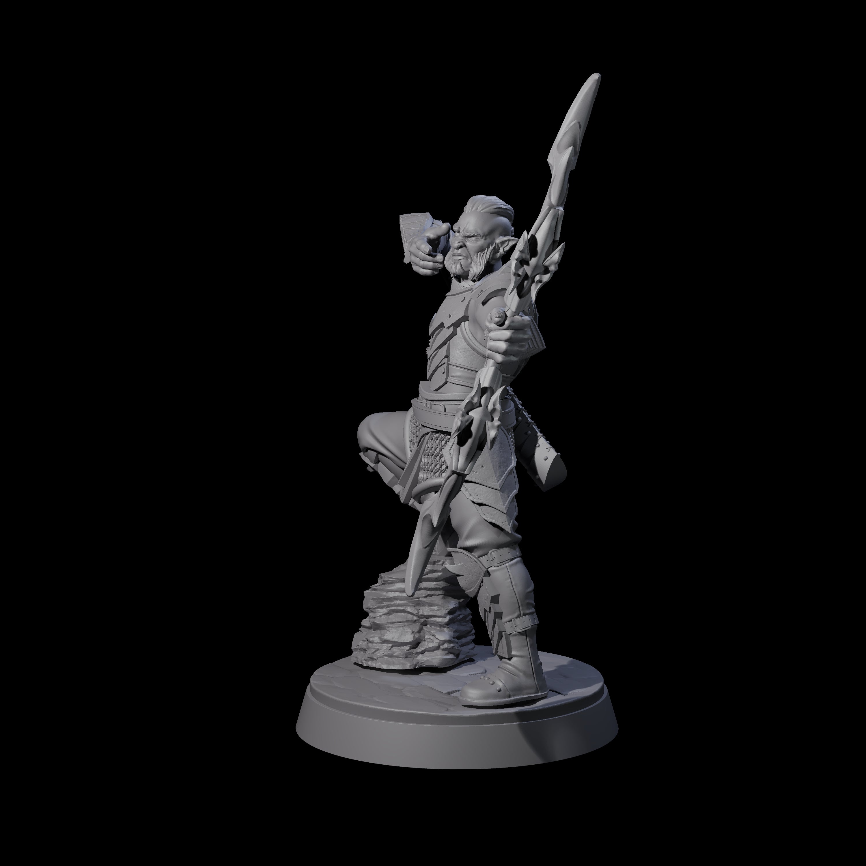 Classic Hobgoblin Raider F Miniature for Dungeons and Dragons, Pathfinder or other TTRPGs