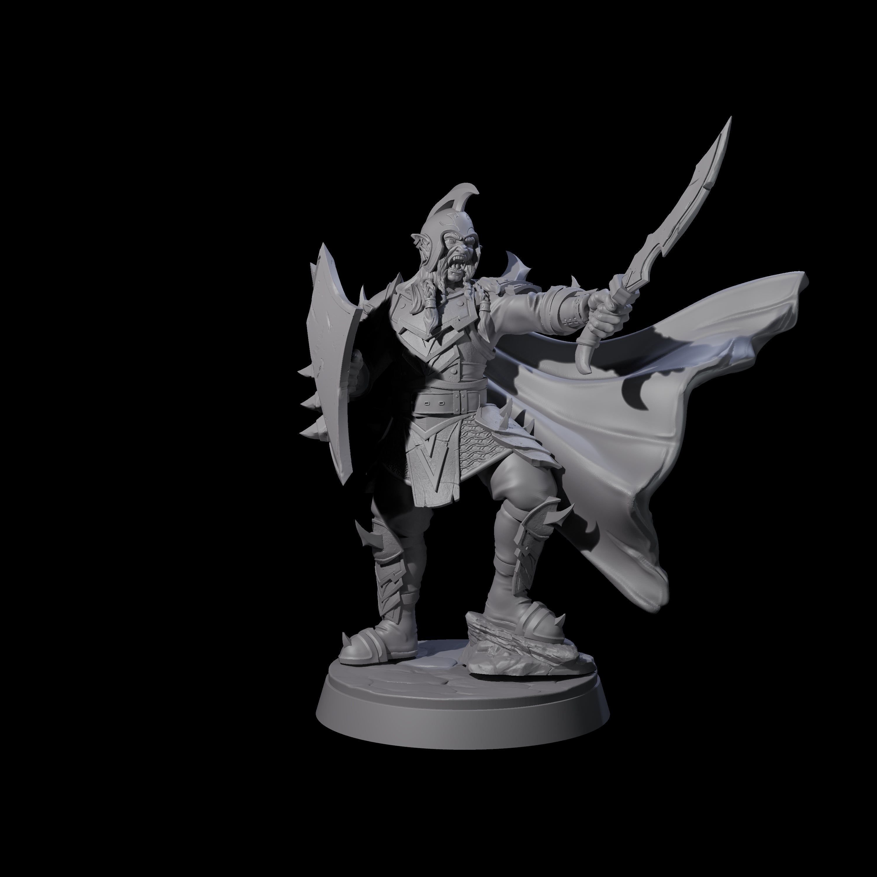 Classic Hobgoblin Raider G Miniature for Dungeons and Dragons, Pathfinder or other TTRPGs