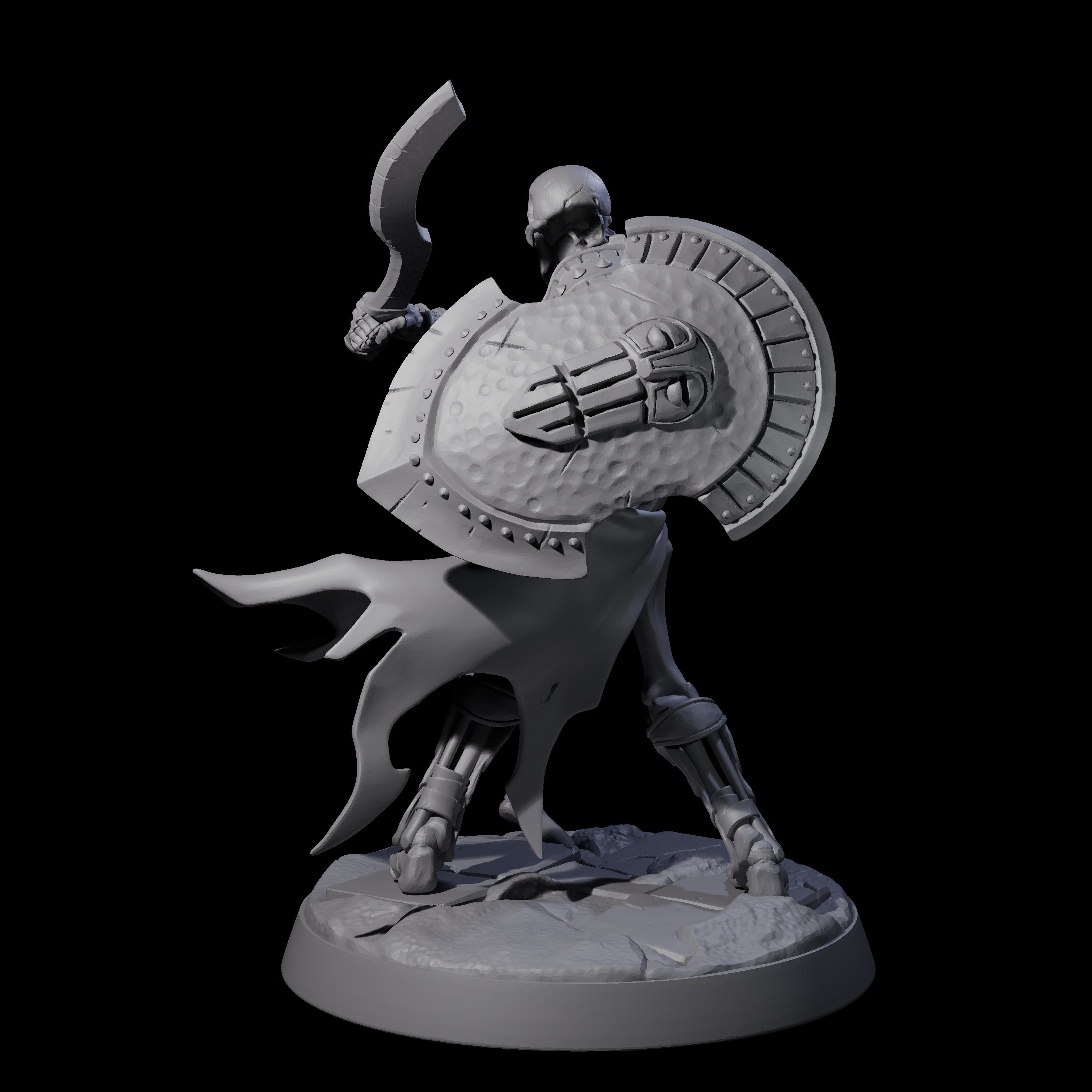 Clattering Skeleton A Miniature for Dungeons and Dragons, Pathfinder or other TTRPGs