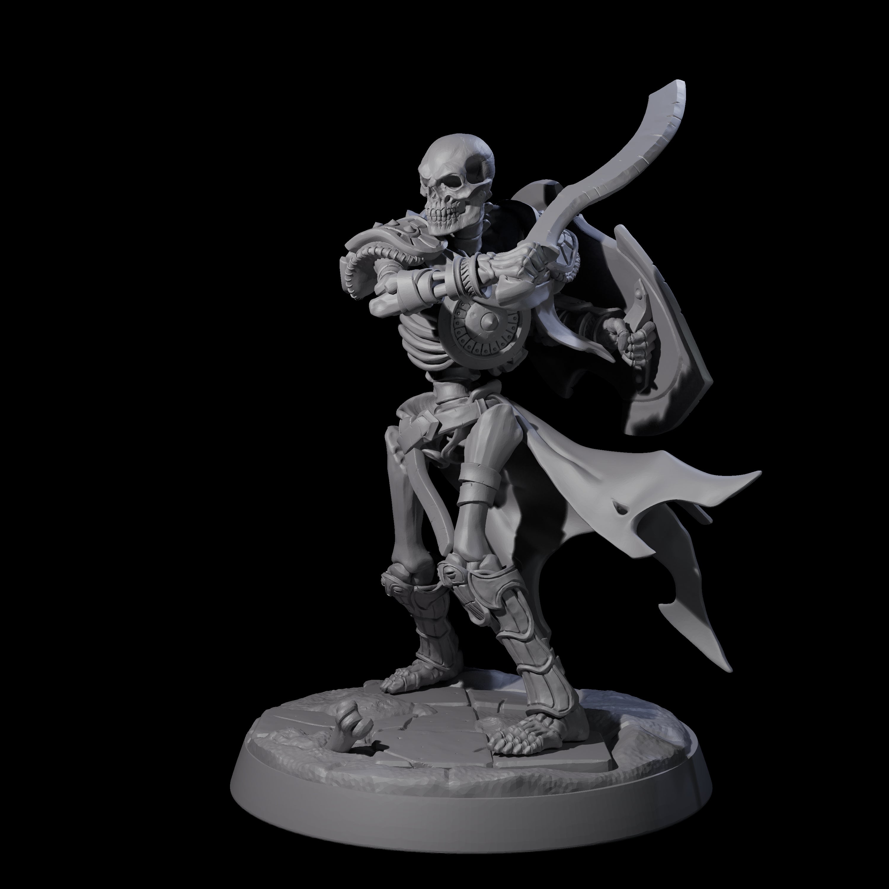 Clattering Skeleton A Miniature for Dungeons and Dragons, Pathfinder or other TTRPGs