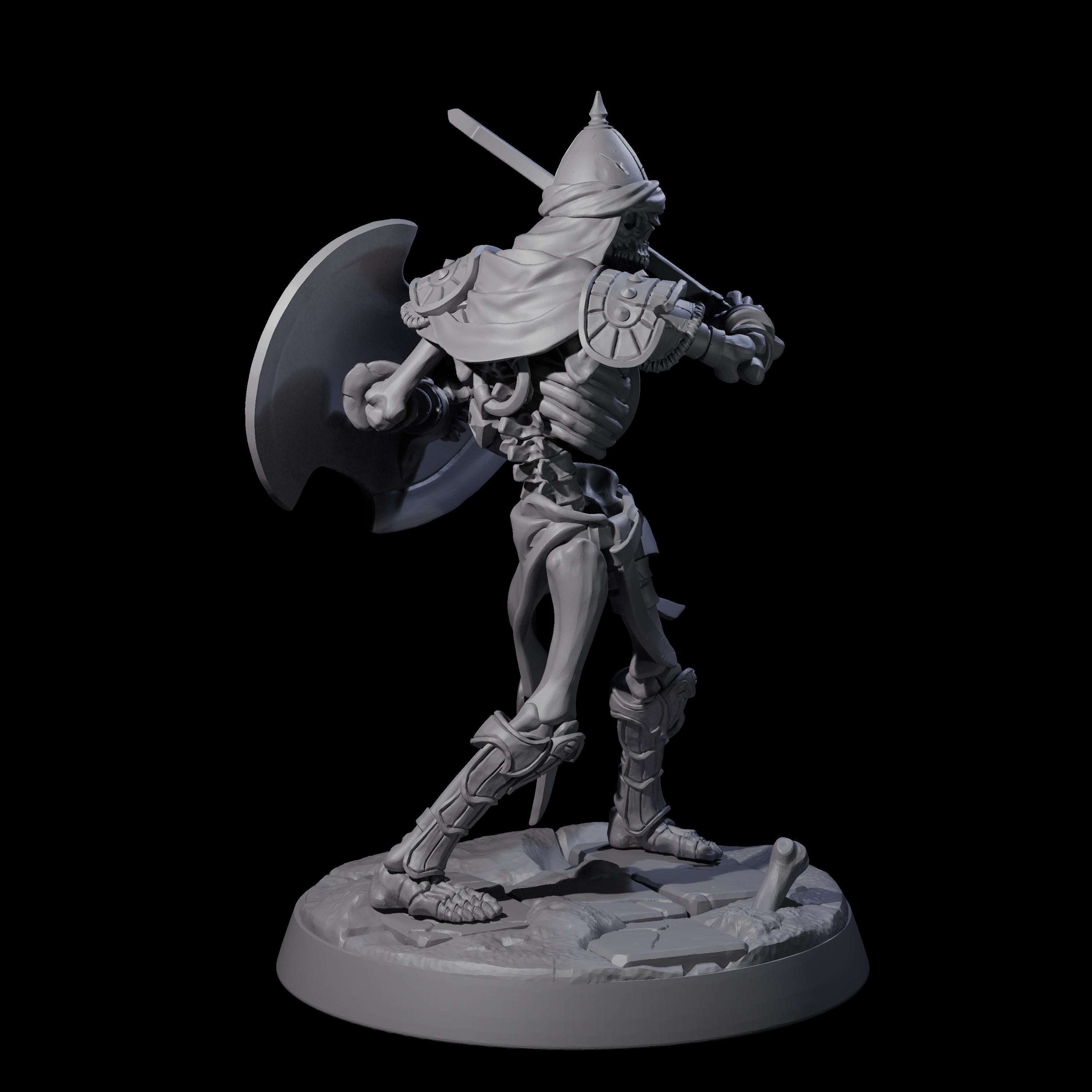Clattering Skeleton A Miniature for Dungeons and Dragons, Pathfinder or other TTRPGs