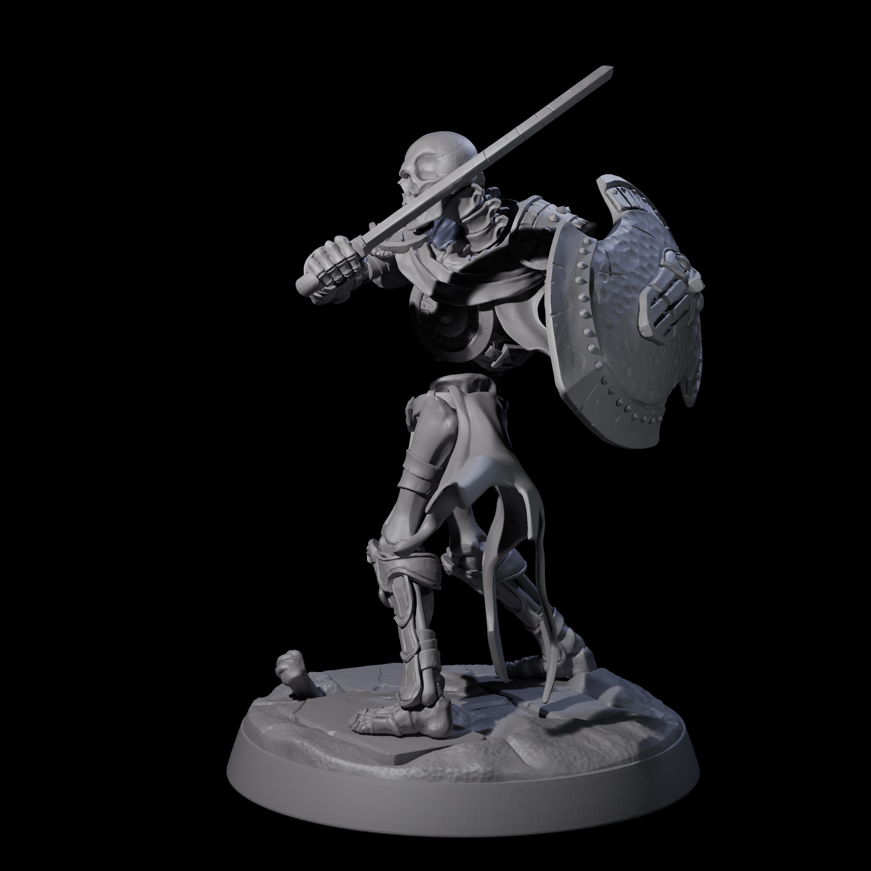 Clattering Skeleton A Miniature for Dungeons and Dragons, Pathfinder or other TTRPGs