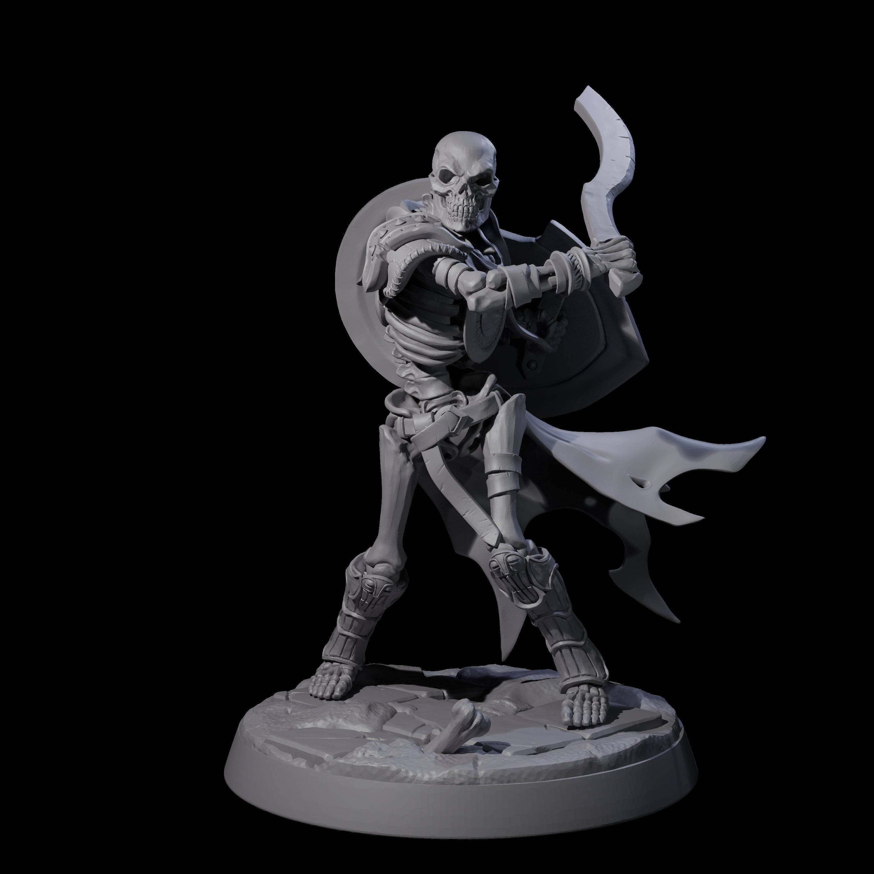 Clattering Skeleton A Miniature for Dungeons and Dragons, Pathfinder or other TTRPGs