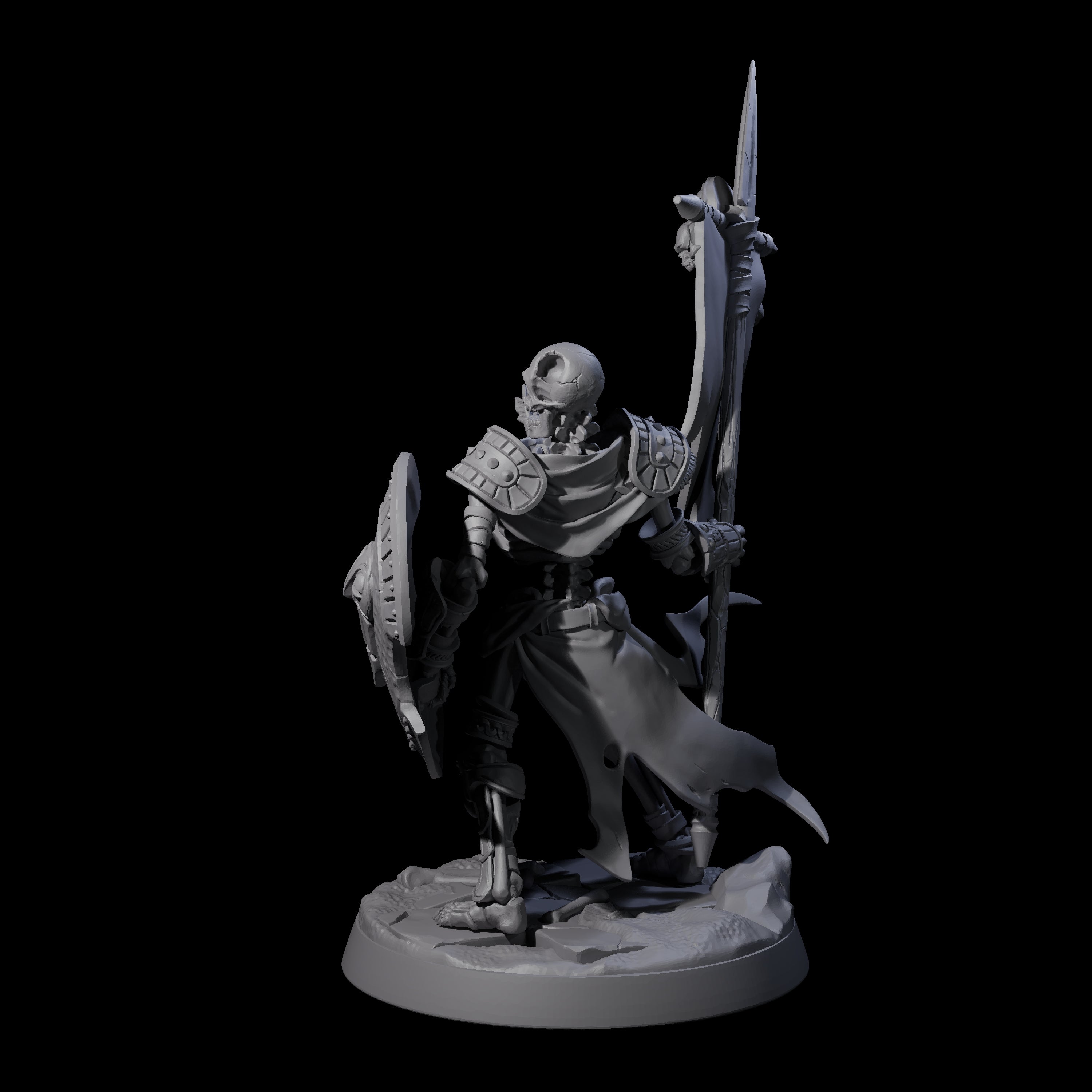 Clattering Skeleton B Miniature for Dungeons and Dragons, Pathfinder or other TTRPGs