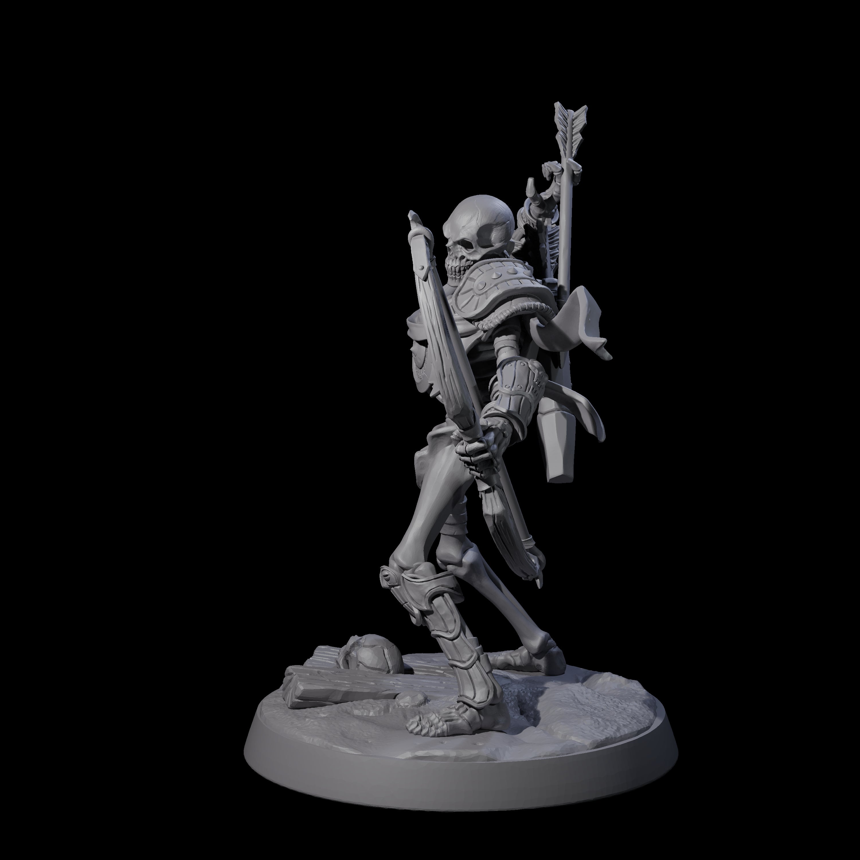 Clattering Skeleton C Miniature for Dungeons and Dragons, Pathfinder or other TTRPGs
