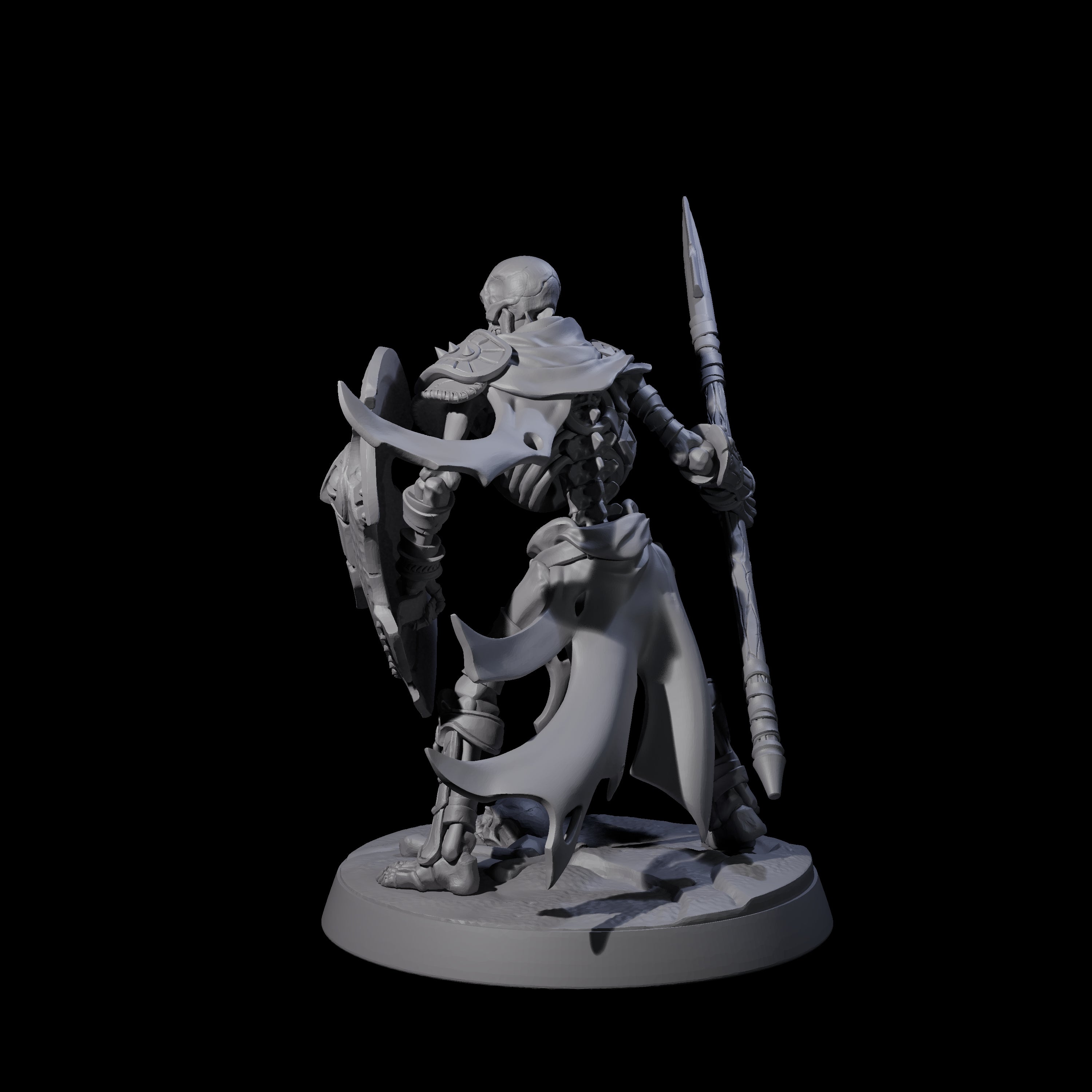 Clattering Skeleton D Miniature for Dungeons and Dragons, Pathfinder or other TTRPGs