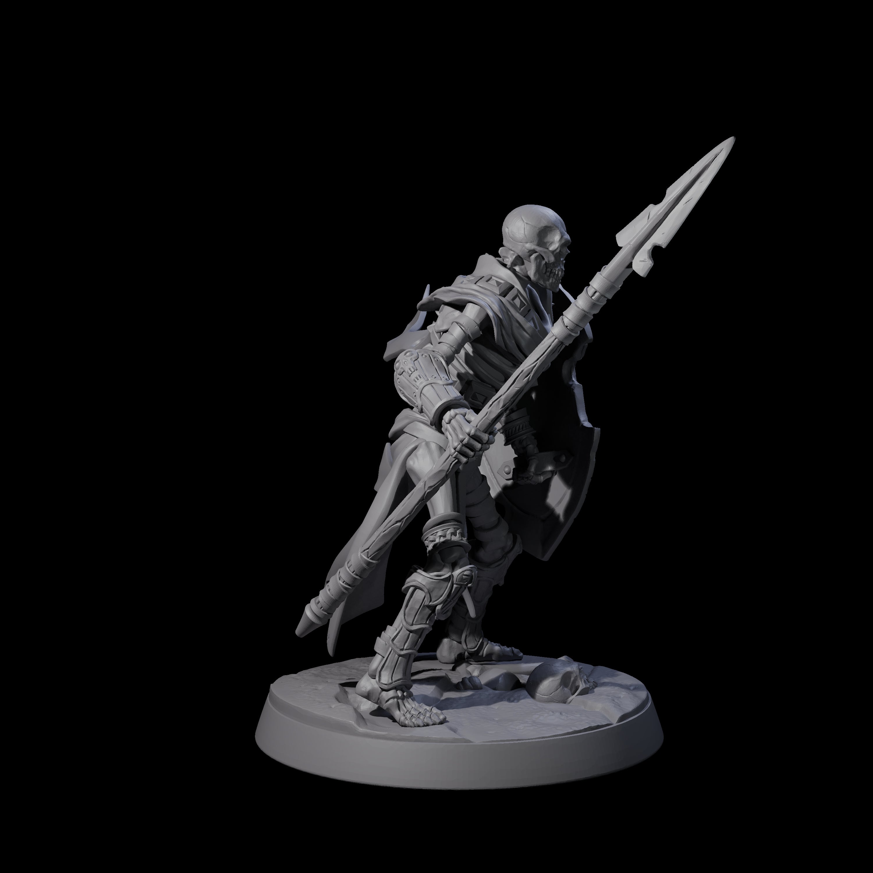 Clattering Skeleton D Miniature for Dungeons and Dragons, Pathfinder or other TTRPGs