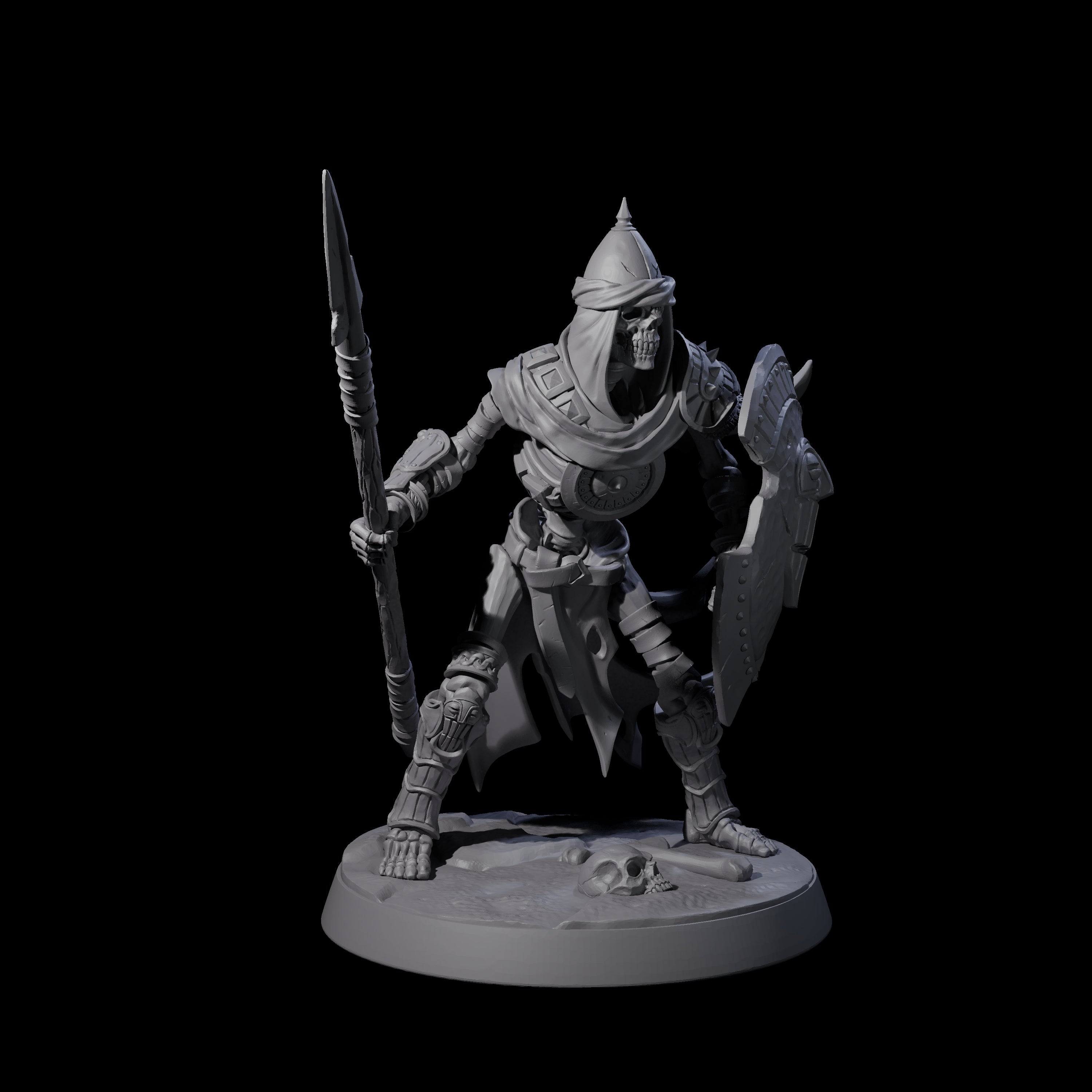 Clattering Skeleton D Miniature for Dungeons and Dragons, Pathfinder or other TTRPGs