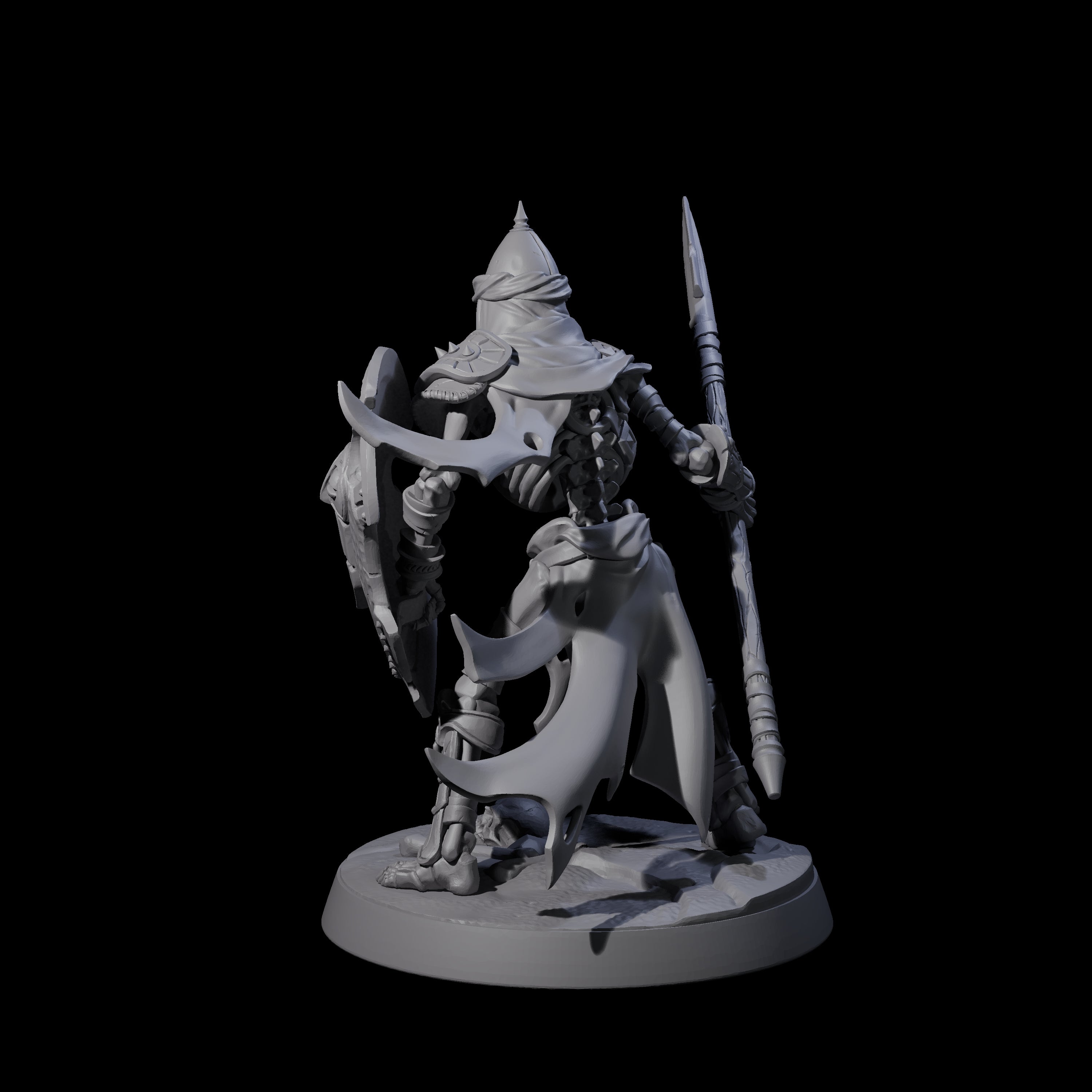 Clattering Skeleton D Miniature for Dungeons and Dragons, Pathfinder or other TTRPGs