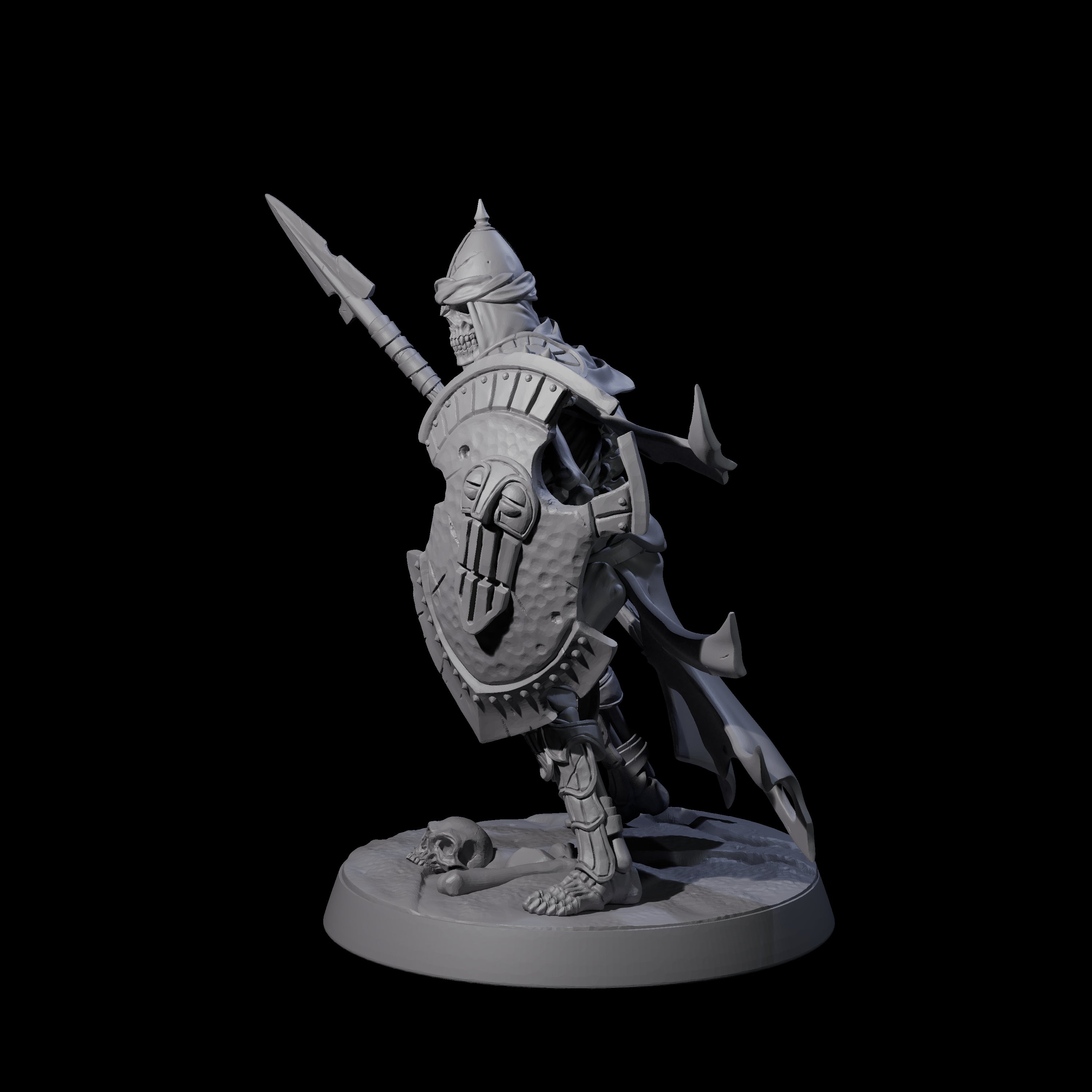 Clattering Skeleton D Miniature for Dungeons and Dragons, Pathfinder or other TTRPGs