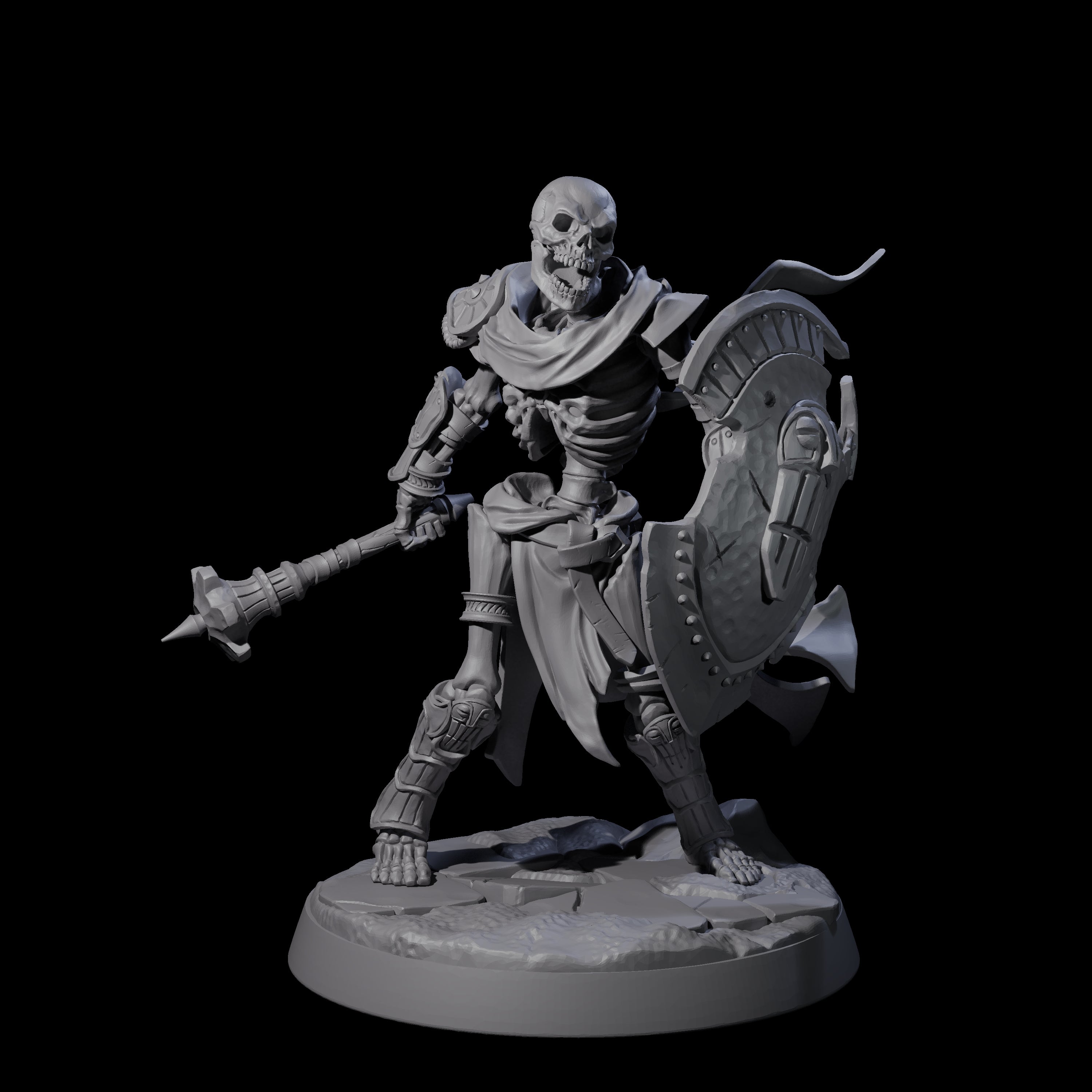 Clattering Skeleton E Miniature for Dungeons and Dragons, Pathfinder or other TTRPGs