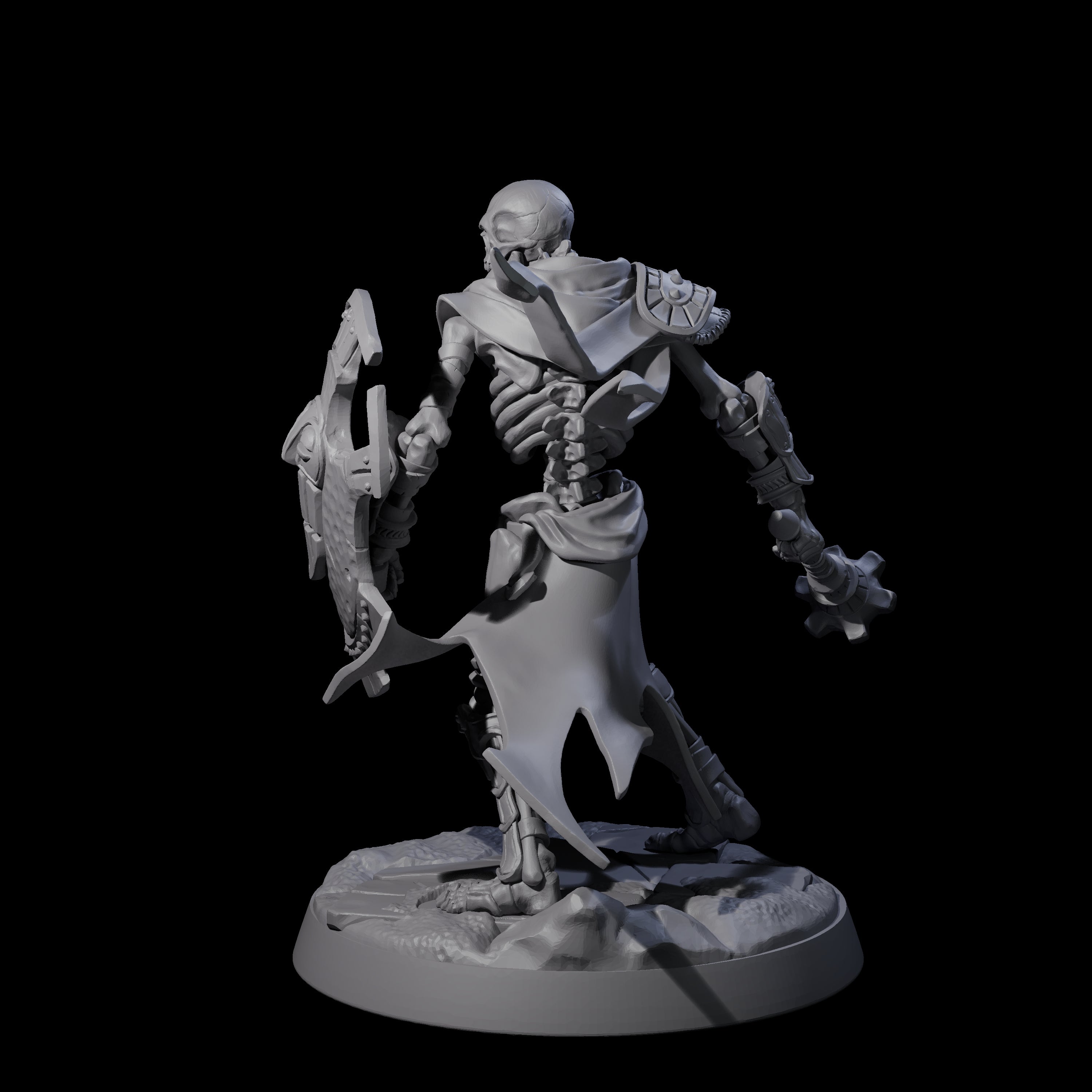 Clattering Skeleton E Miniature for Dungeons and Dragons, Pathfinder or other TTRPGs