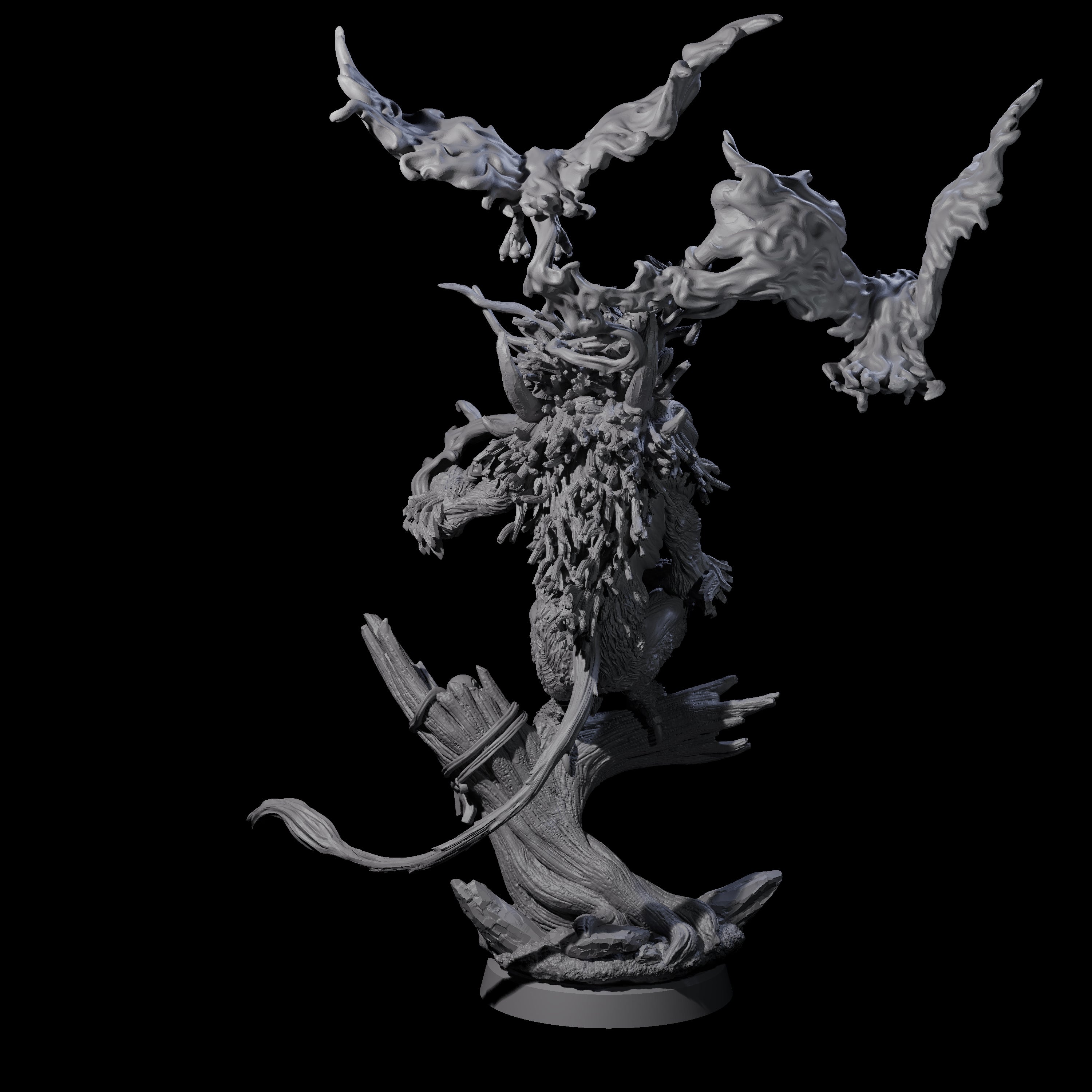 Clawed Forest Guardian A Miniature for Dungeons and Dragons, Pathfinder or other TTRPGs