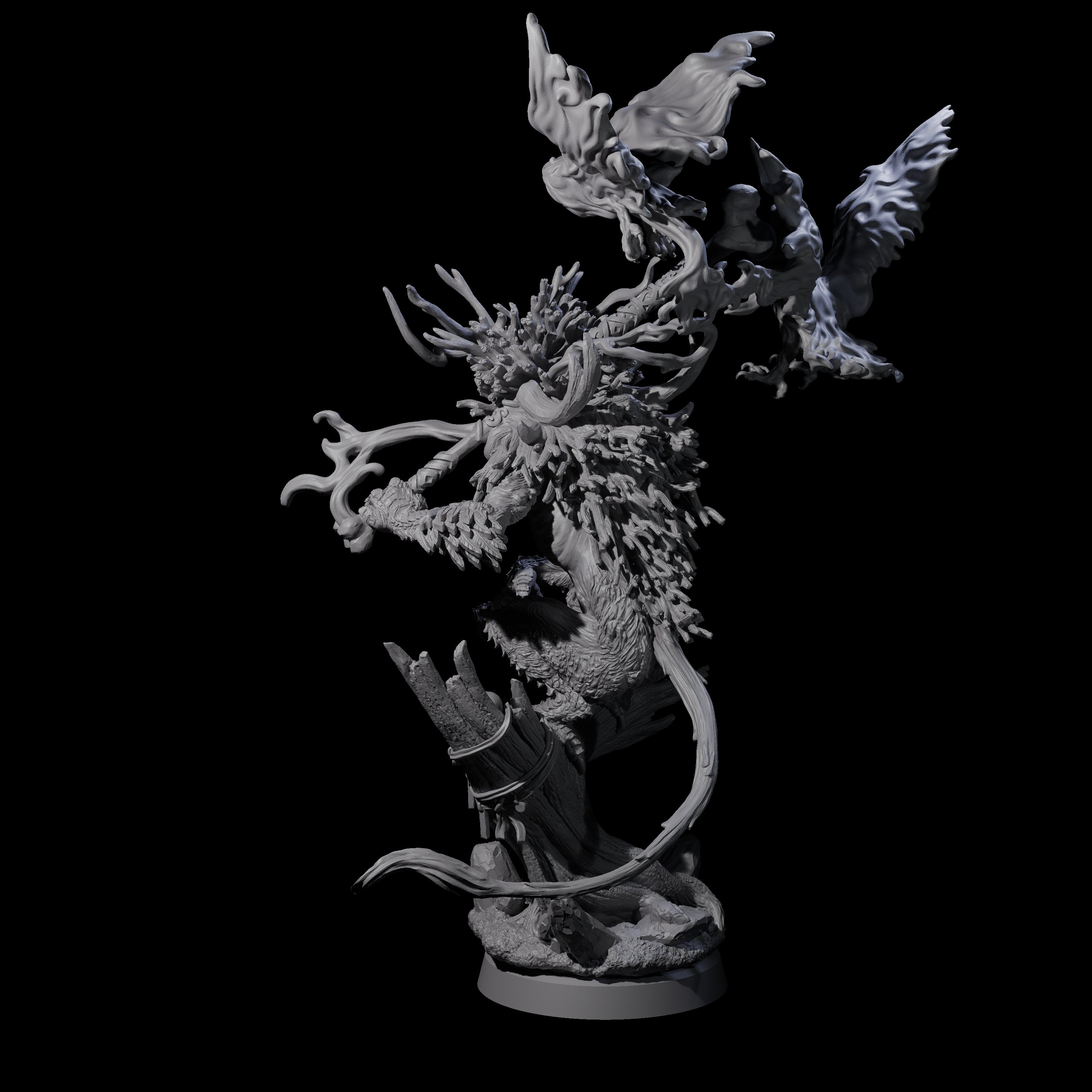 Clawed Forest Guardian A Miniature for Dungeons and Dragons, Pathfinder or other TTRPGs