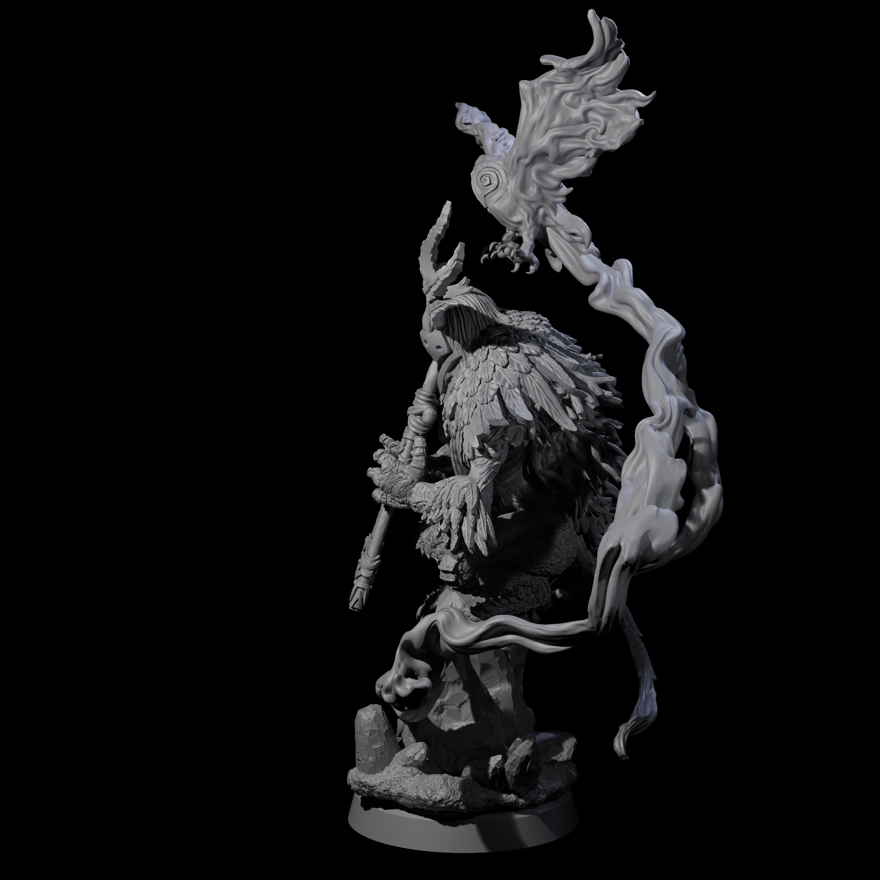 Clawed Forest Guardian B Miniature for Dungeons and Dragons, Pathfinder or other TTRPGs