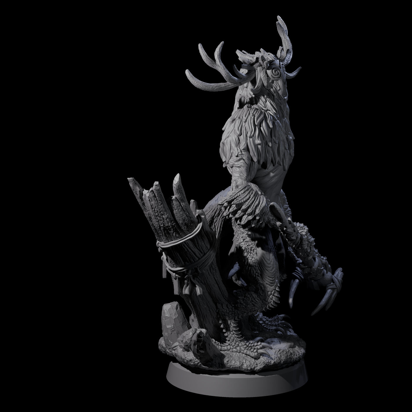 Clawed Forest Guardian C Miniature for Dungeons and Dragons, Pathfinder or other TTRPGs
