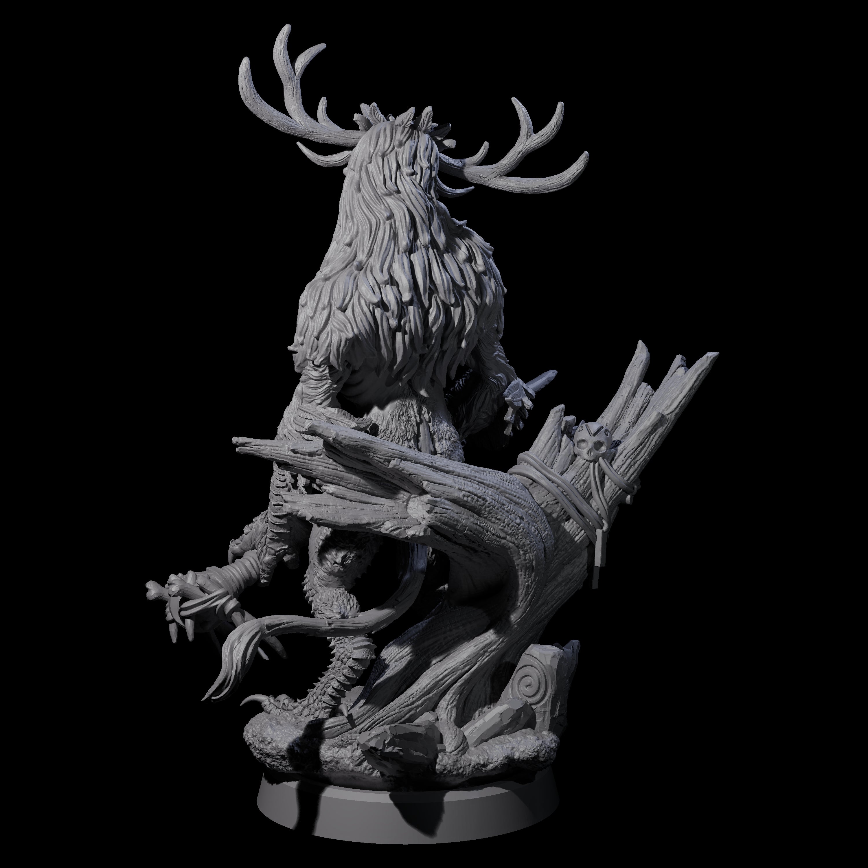 Clawed Forest Guardian C Miniature for Dungeons and Dragons, Pathfinder or other TTRPGs