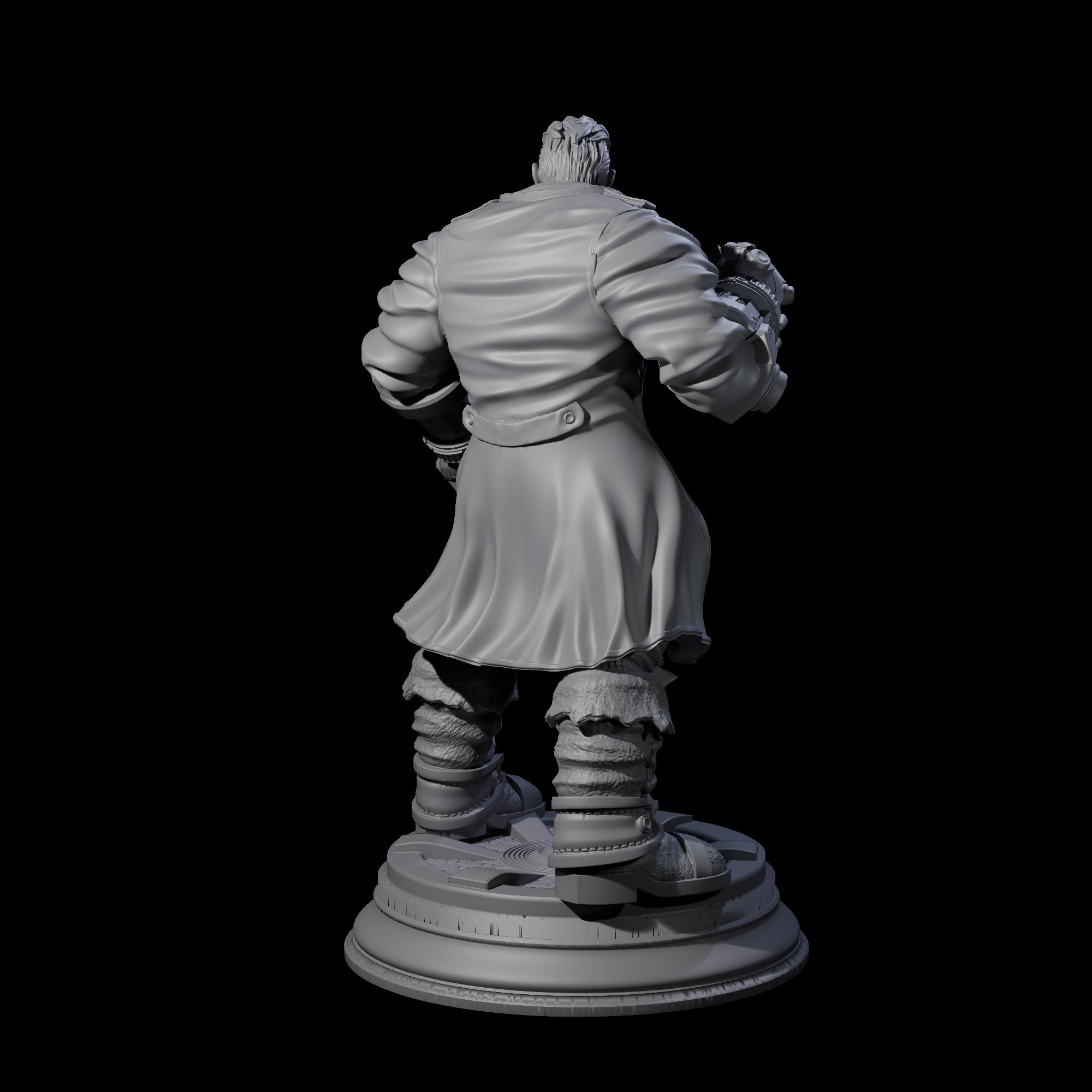 Clenched Fist Brawler Miniature for Dungeons and Dragons, Pathfinder or other TTRPGs