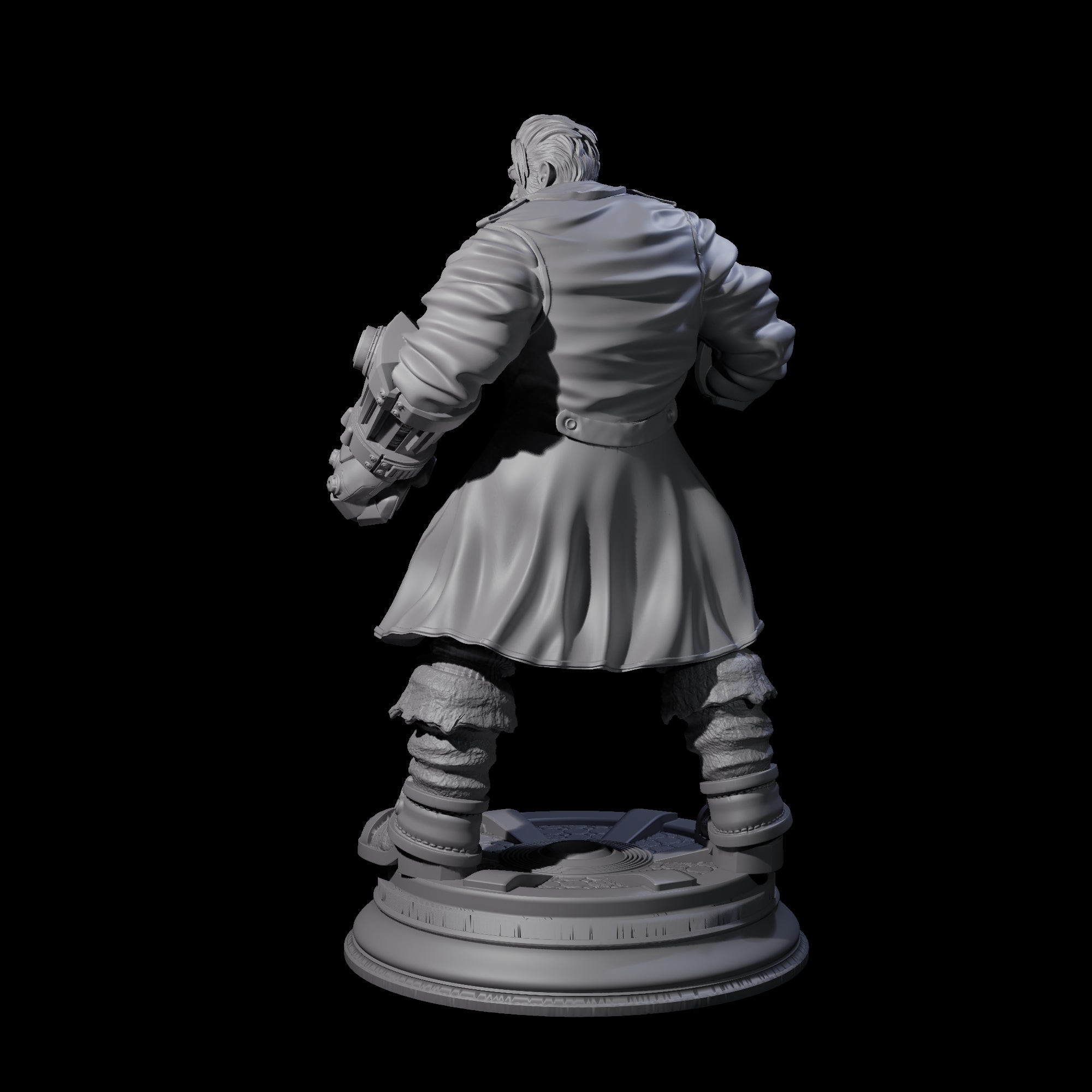 Clenched Fist Brawler Miniature for Dungeons and Dragons, Pathfinder or other TTRPGs