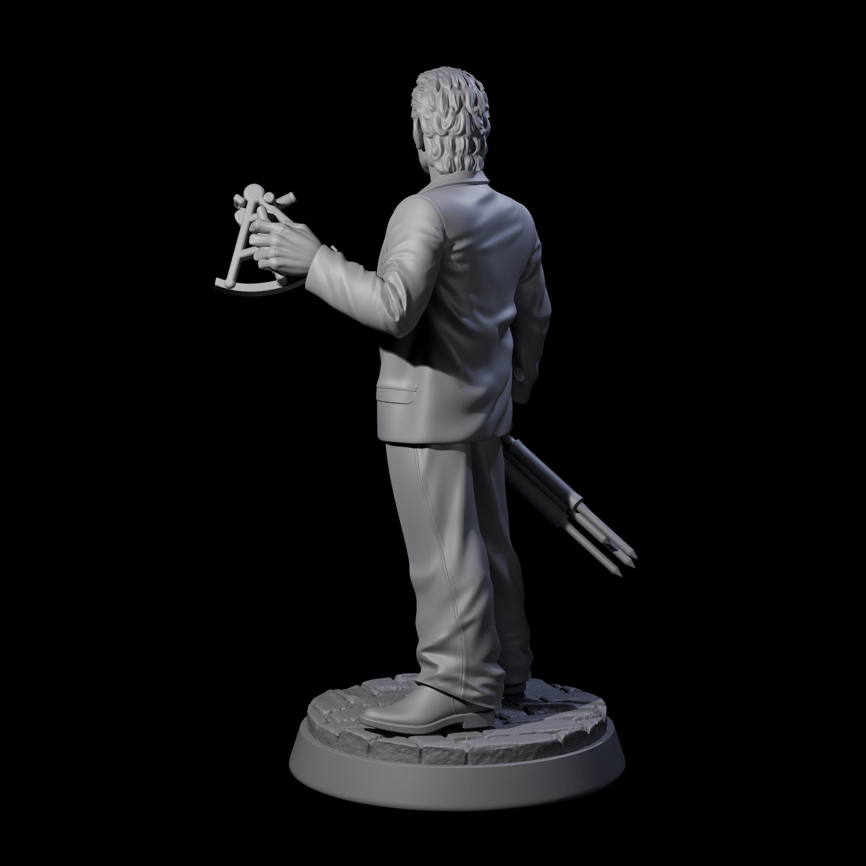 Clever Academic Miniature for Dungeons and Dragons, Pathfinder or other TTRPGs