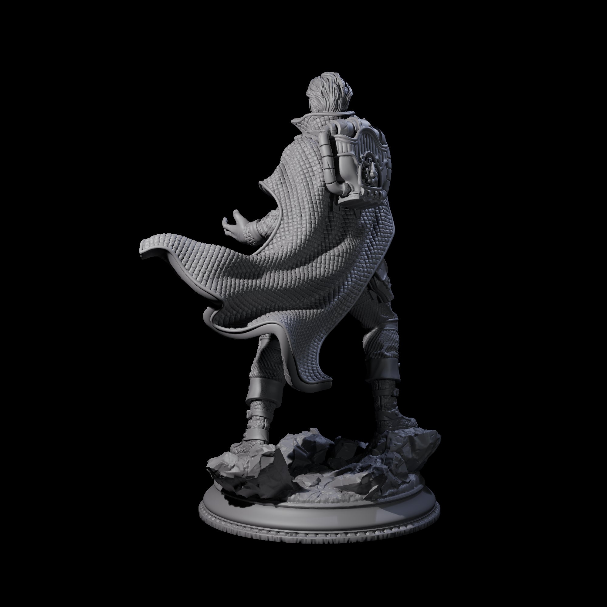 Clever Artificer Gunslinger Miniature for Dungeons and Dragons, Pathfinder or other TTRPGs