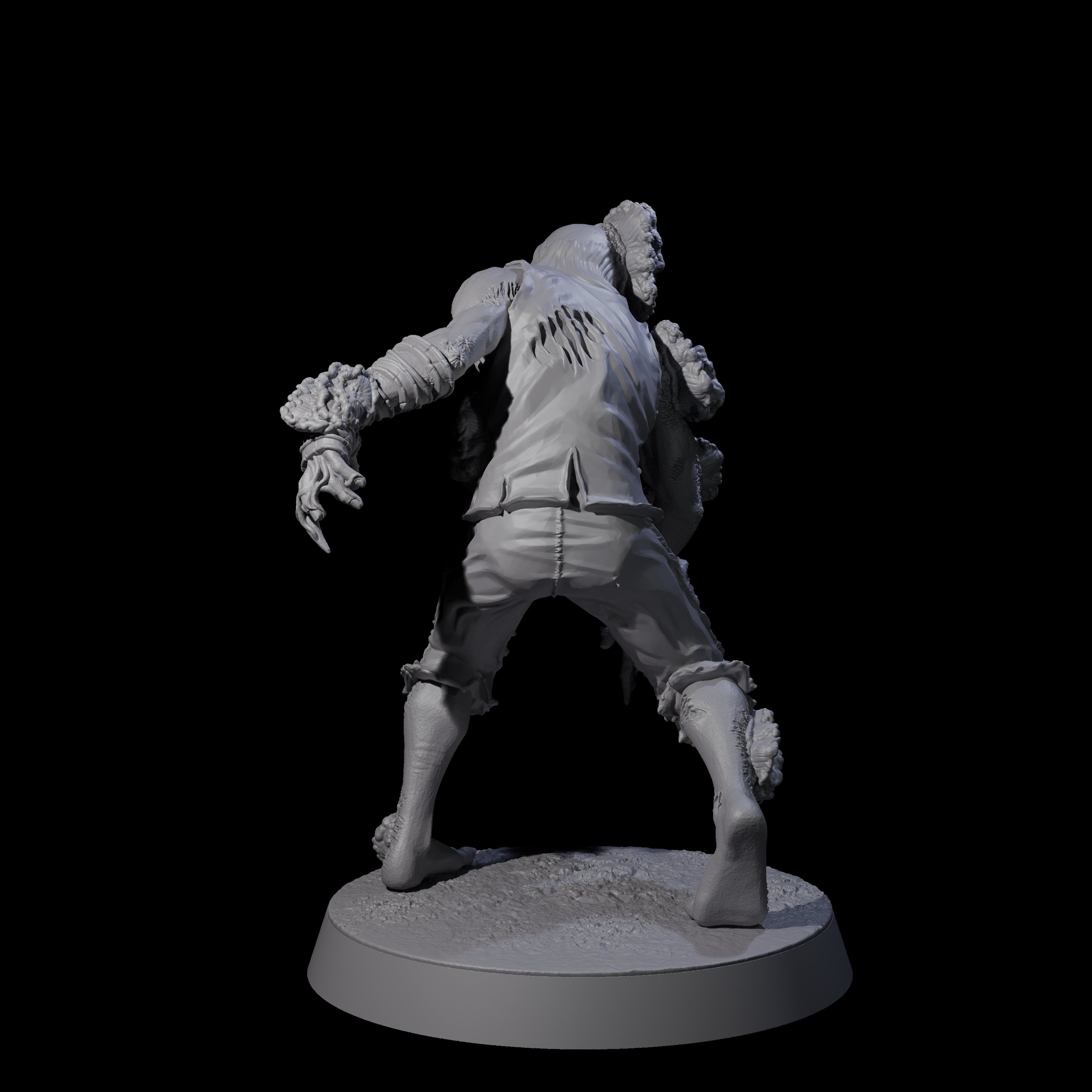 Clicking Fungal Zombie A Miniature for Dungeons and Dragons, Pathfinder or other TTRPGs