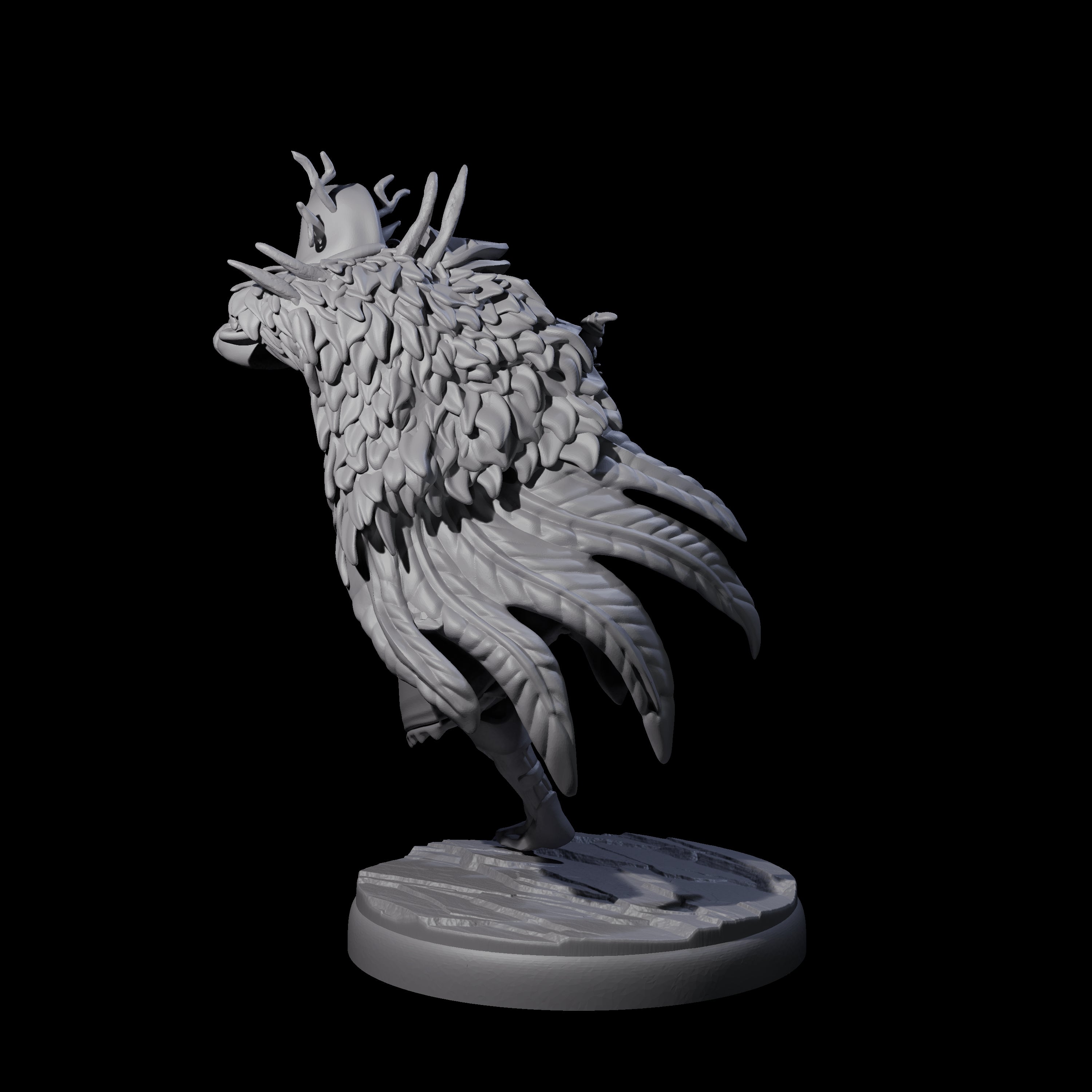 Cloaked Dark Elf Assassin A Miniature for Dungeons and Dragons, Pathfinder or other TTRPGs