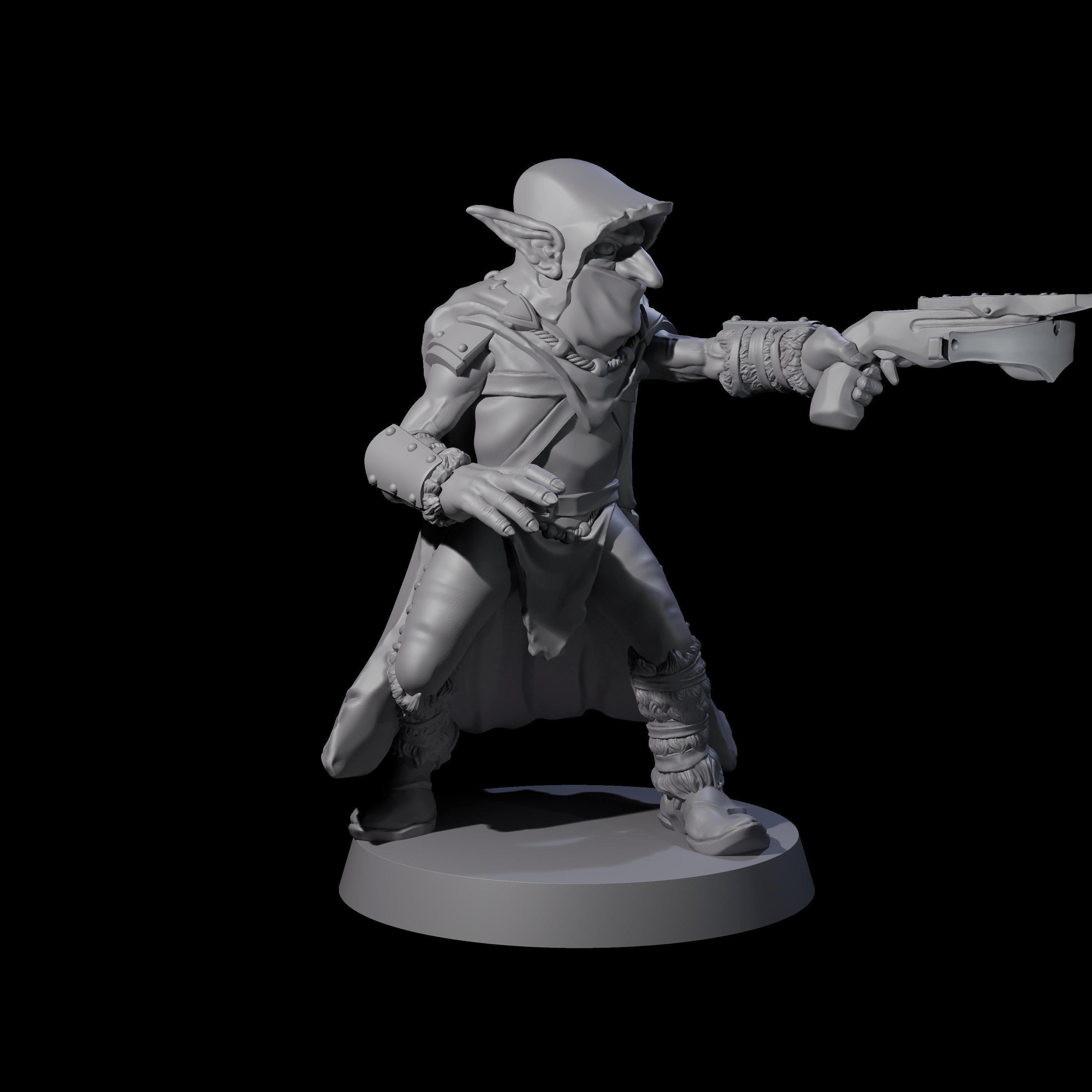 Cloaked Goblin Assassin C Miniature for Dungeons and Dragons, Pathfinder or other TTRPGs