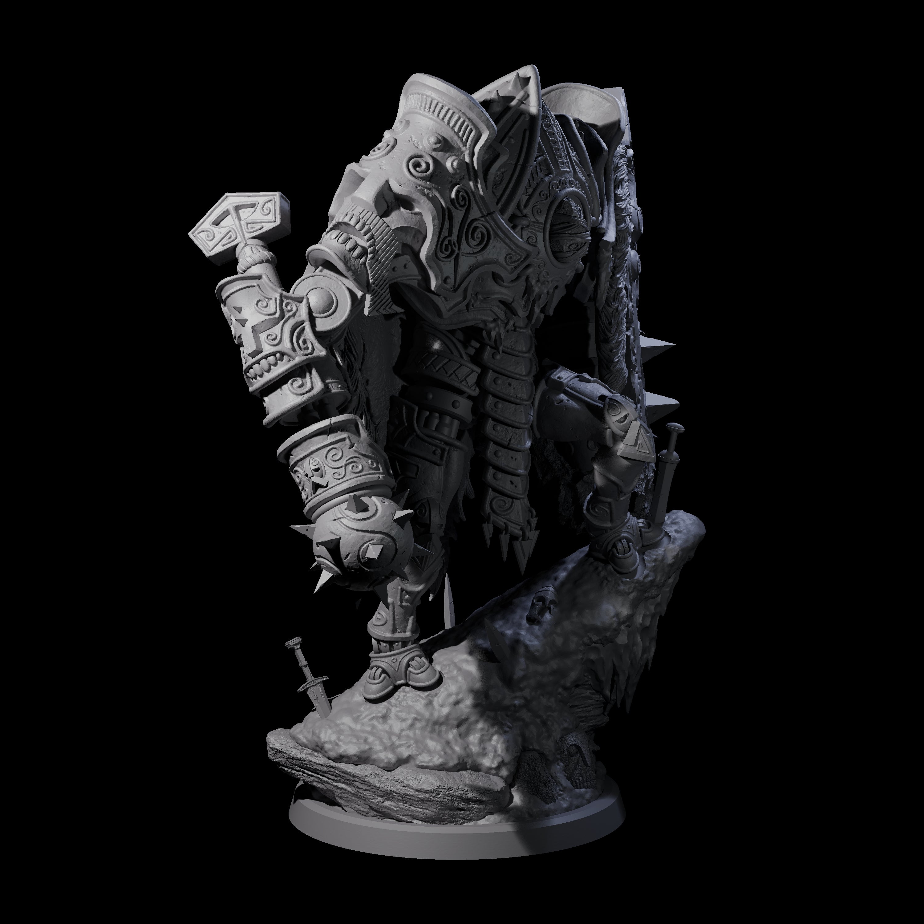 Cobbled Together Iron Golem Miniature for Dungeons and Dragons, Pathfinder or other TTRPGs