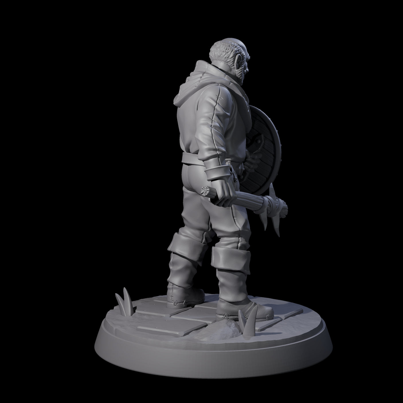 Cobbled Together Militia C Miniature for Dungeons and Dragons, Pathfinder or other TTRPGs
