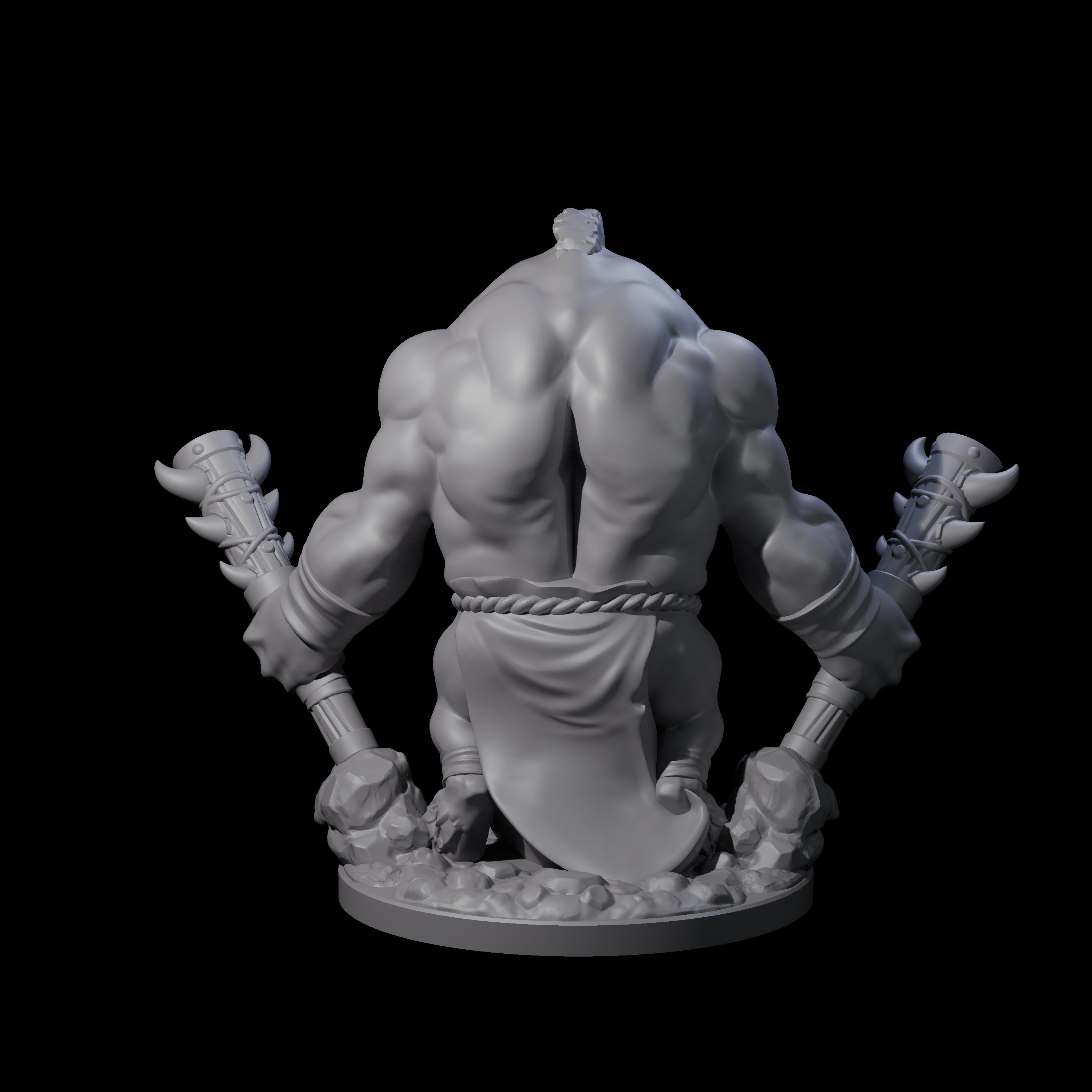 Come Out Swinging Boarman Brute B Miniature for Dungeons and Dragons, Pathfinder or other TTRPGs