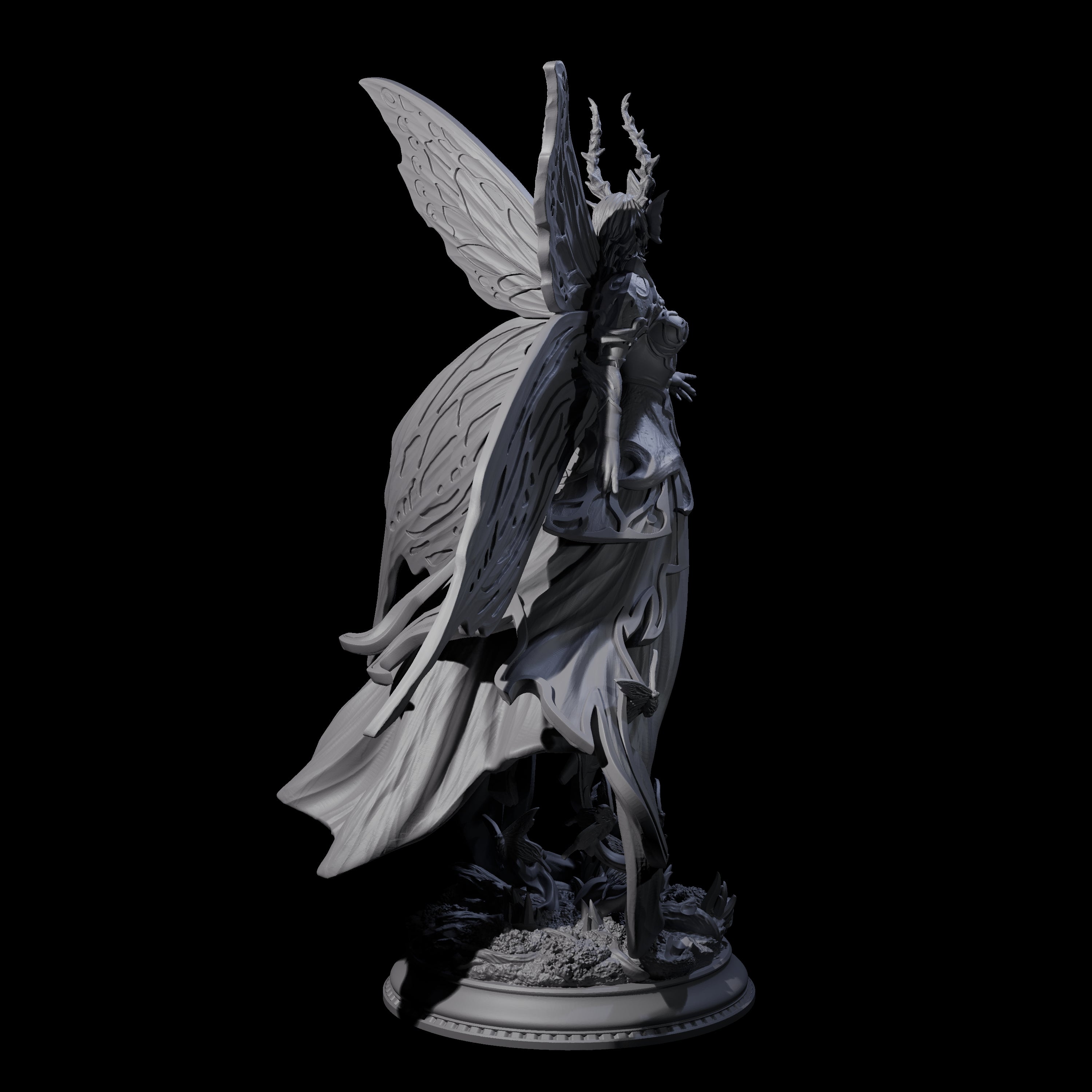 Commanding Archfey Queen Miniature for Dungeons and Dragons, Pathfinder or other TTRPGs