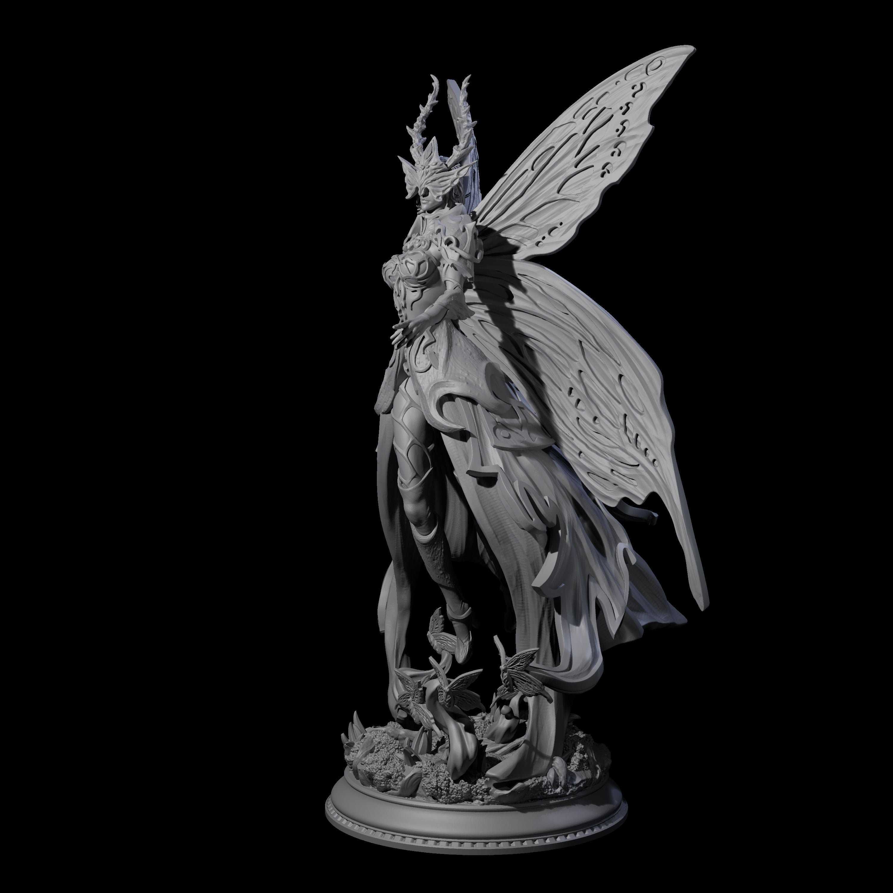 Commanding Archfey Queen Miniature for Dungeons and Dragons, Pathfinder or other TTRPGs