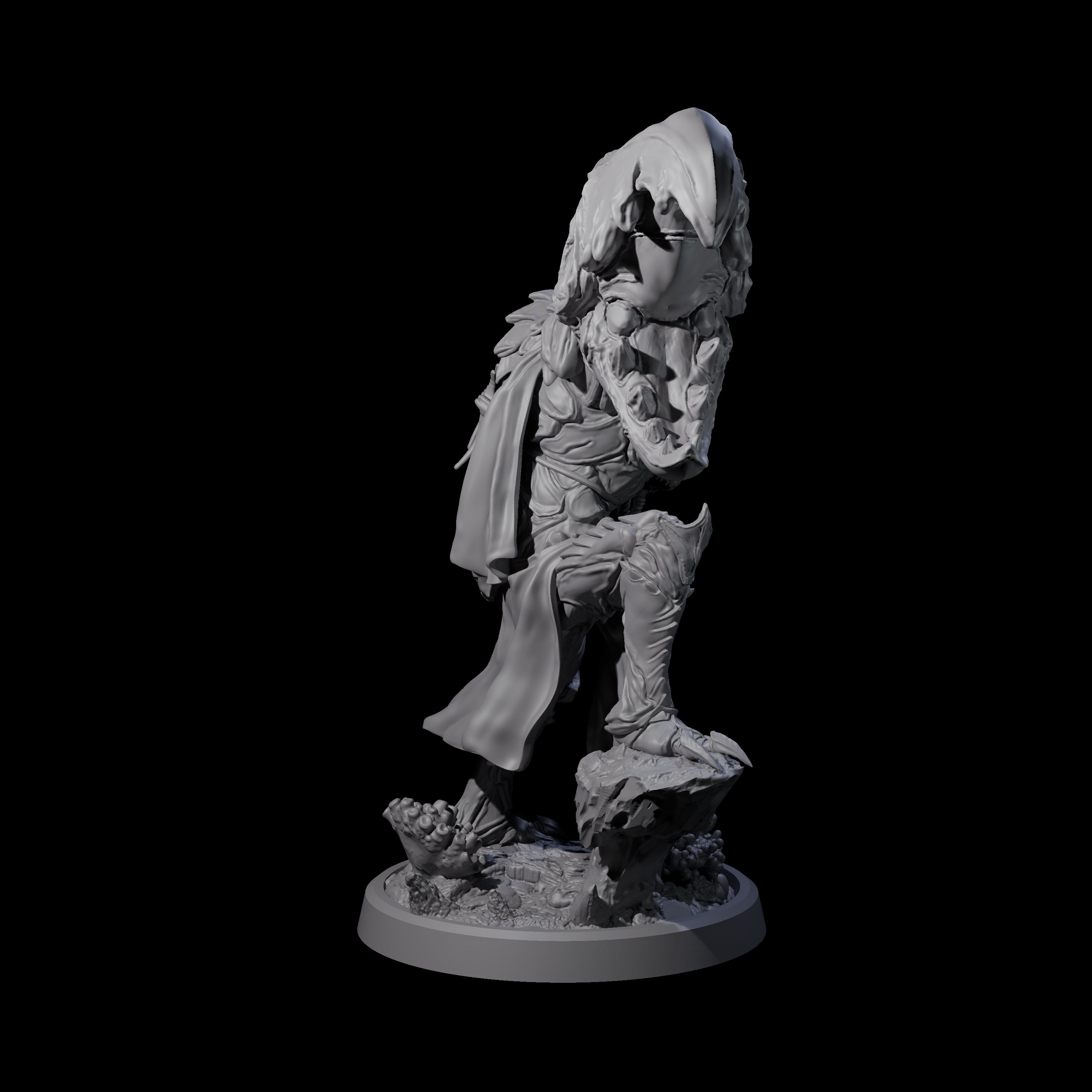 Commanding Wastrilith Warrior A Miniature for Dungeons and Dragons, Pathfinder or other TTRPGs