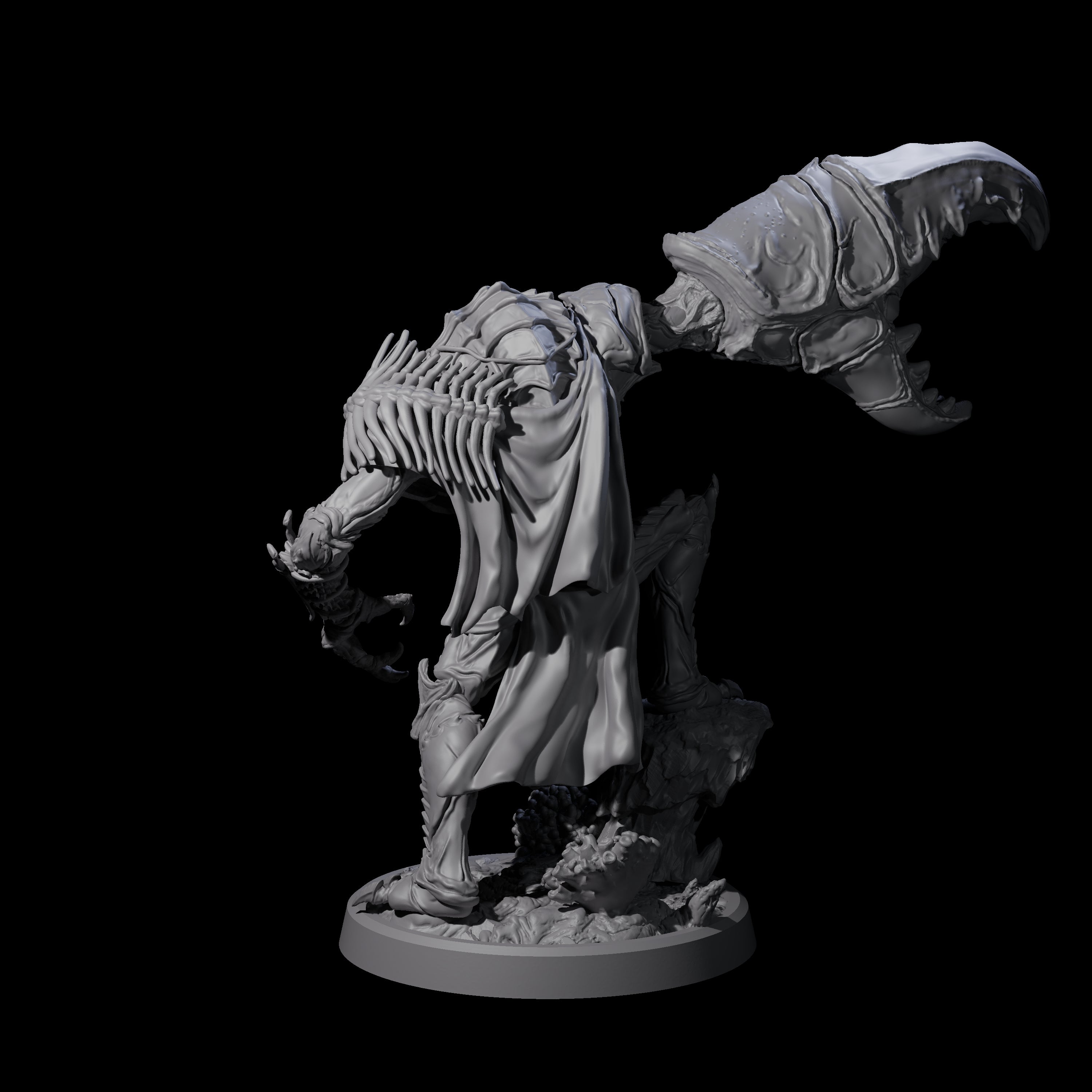 Commanding Wastrilith Warrior A Miniature for Dungeons and Dragons, Pathfinder or other TTRPGs