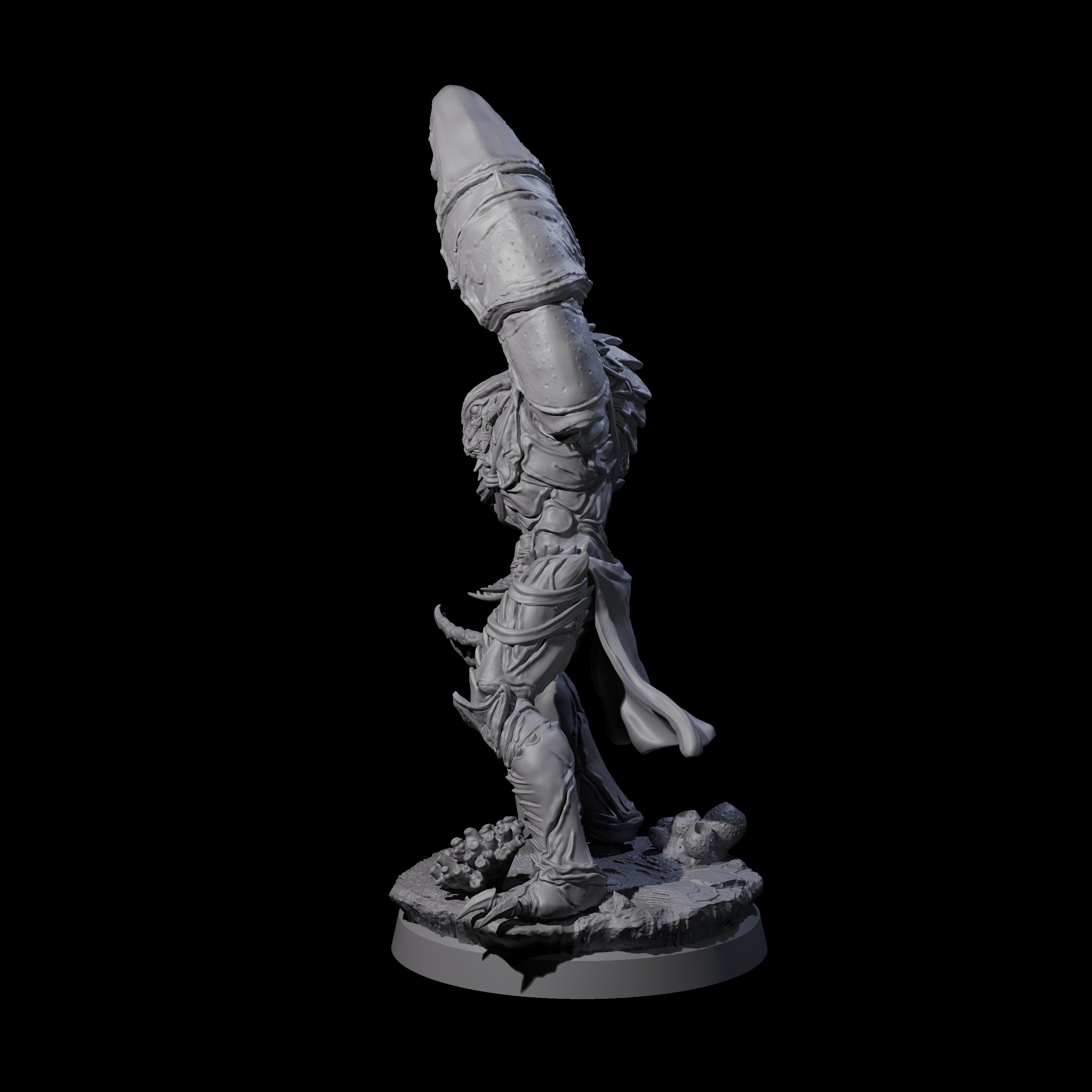 Commanding Wastrilith Warrior C Miniature for Dungeons and Dragons, Pathfinder or other TTRPGs