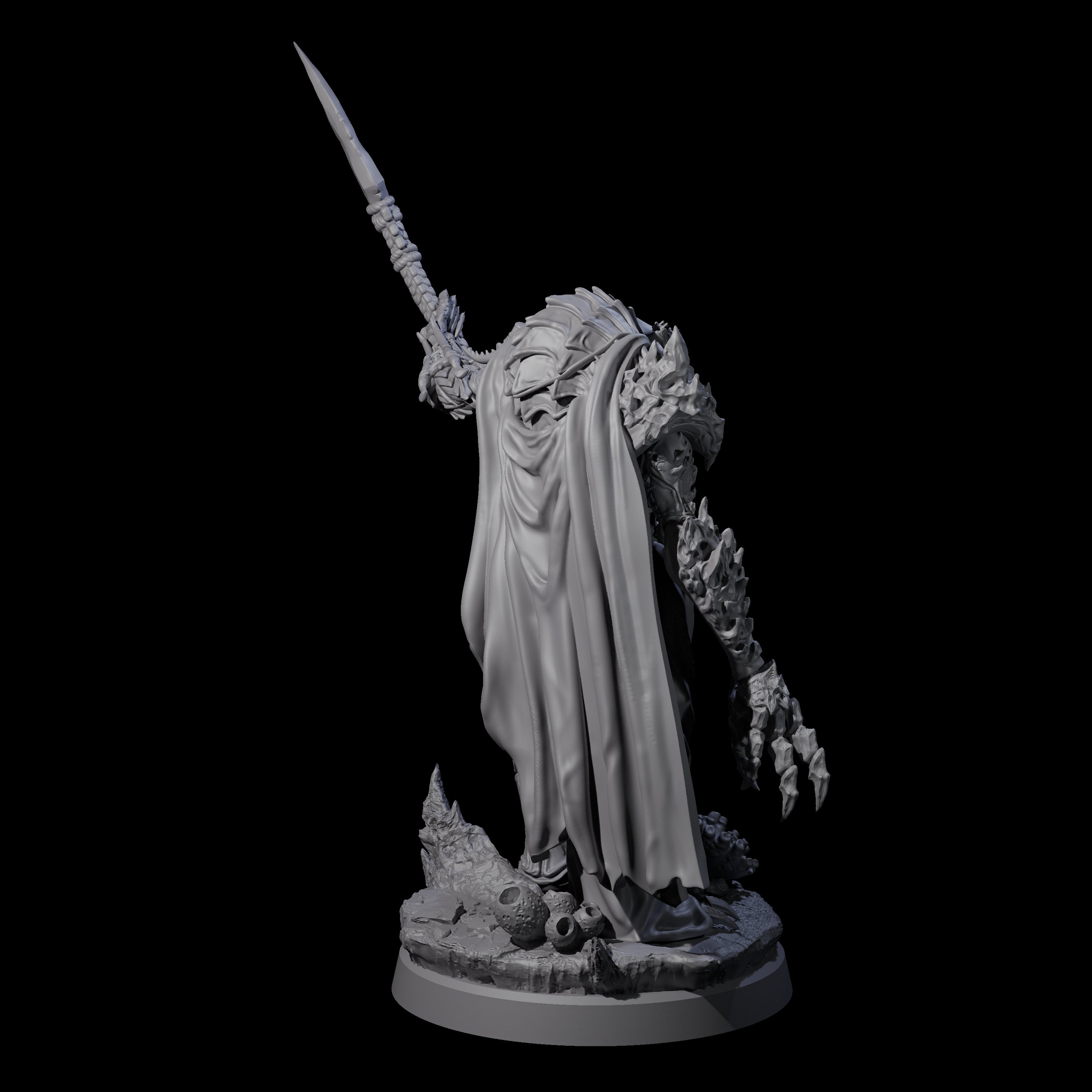 Commanding Wastrilith Warrior D Miniature for Dungeons and Dragons, Pathfinder or other TTRPGs