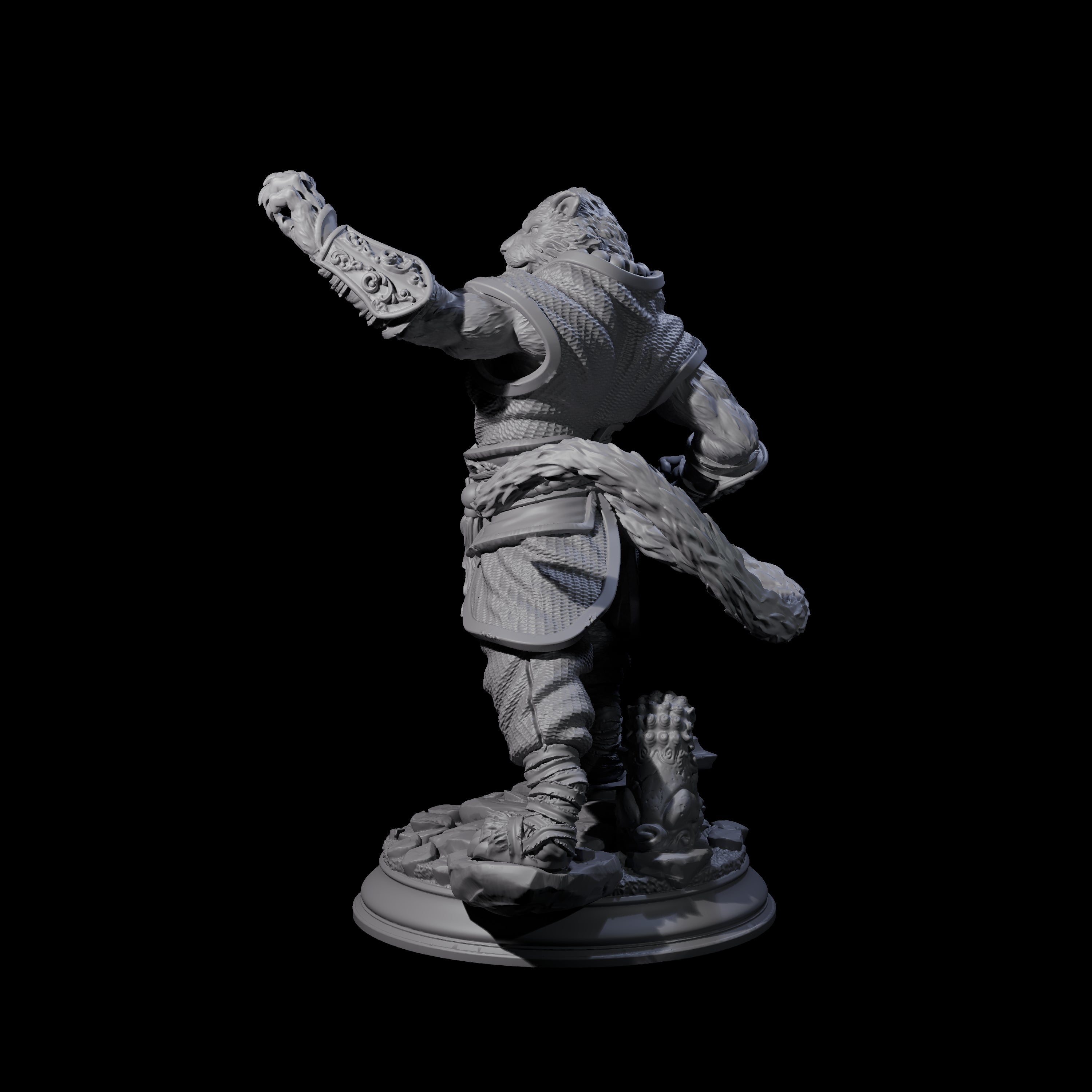 Composed Monk Miniature for Dungeons and Dragons, Pathfinder or other TTRPGs