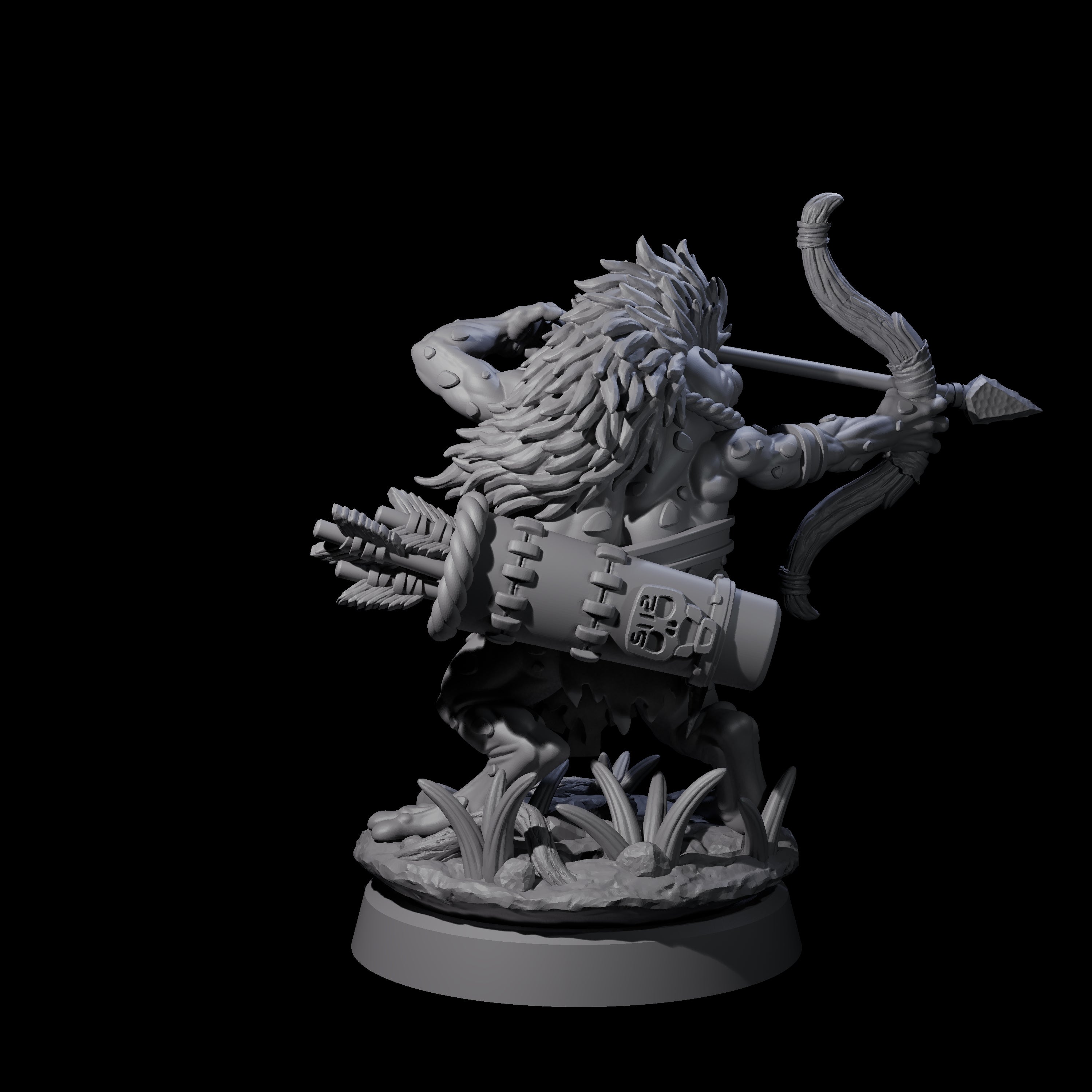Concentrating Grung Hunter Miniature for Dungeons and Dragons, Pathfinder or other TTRPGs