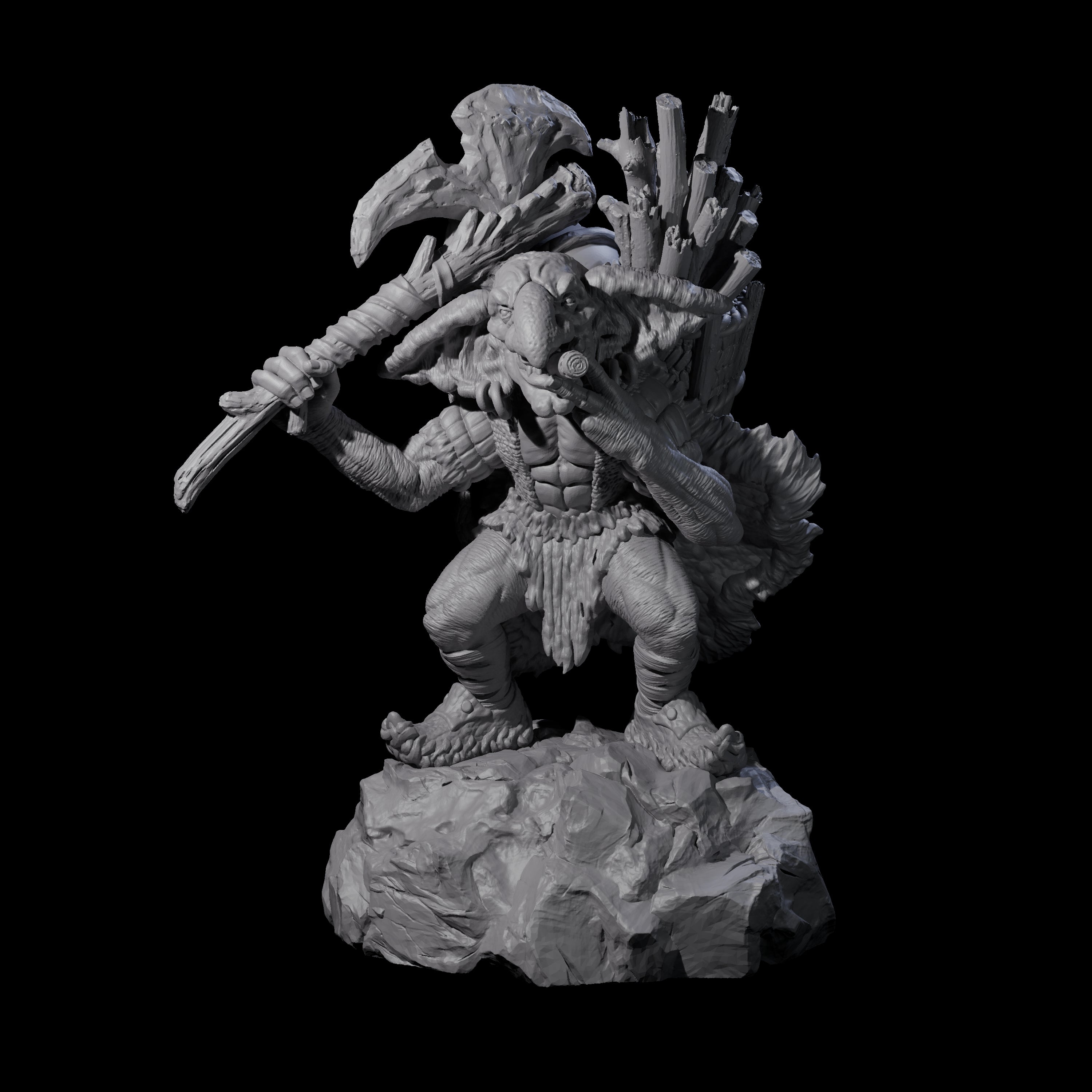 Confident Camping Goblin A Miniature for Dungeons and Dragons, Pathfinder or other TTRPGs