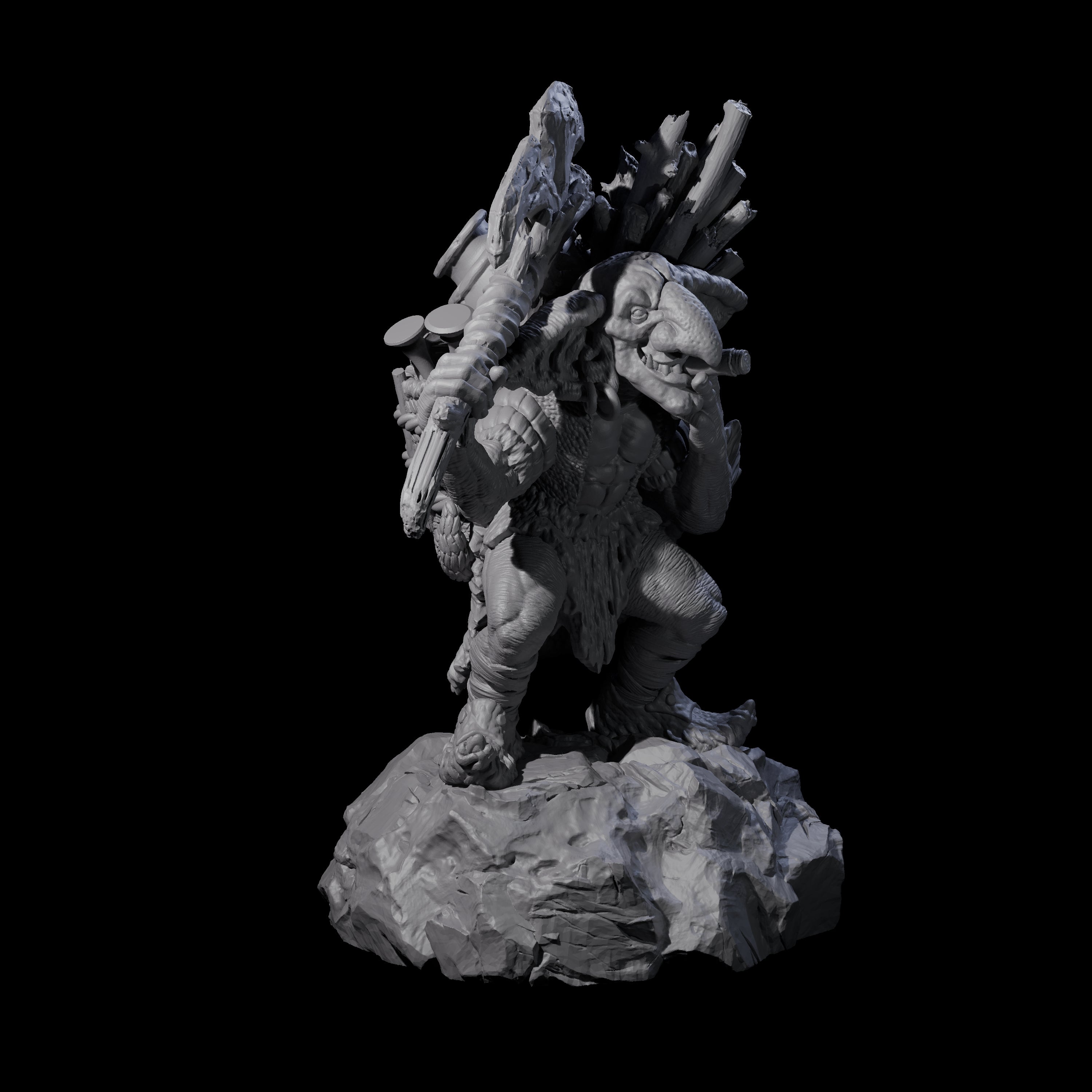 Confident Camping Goblin A Miniature for Dungeons and Dragons, Pathfinder or other TTRPGs