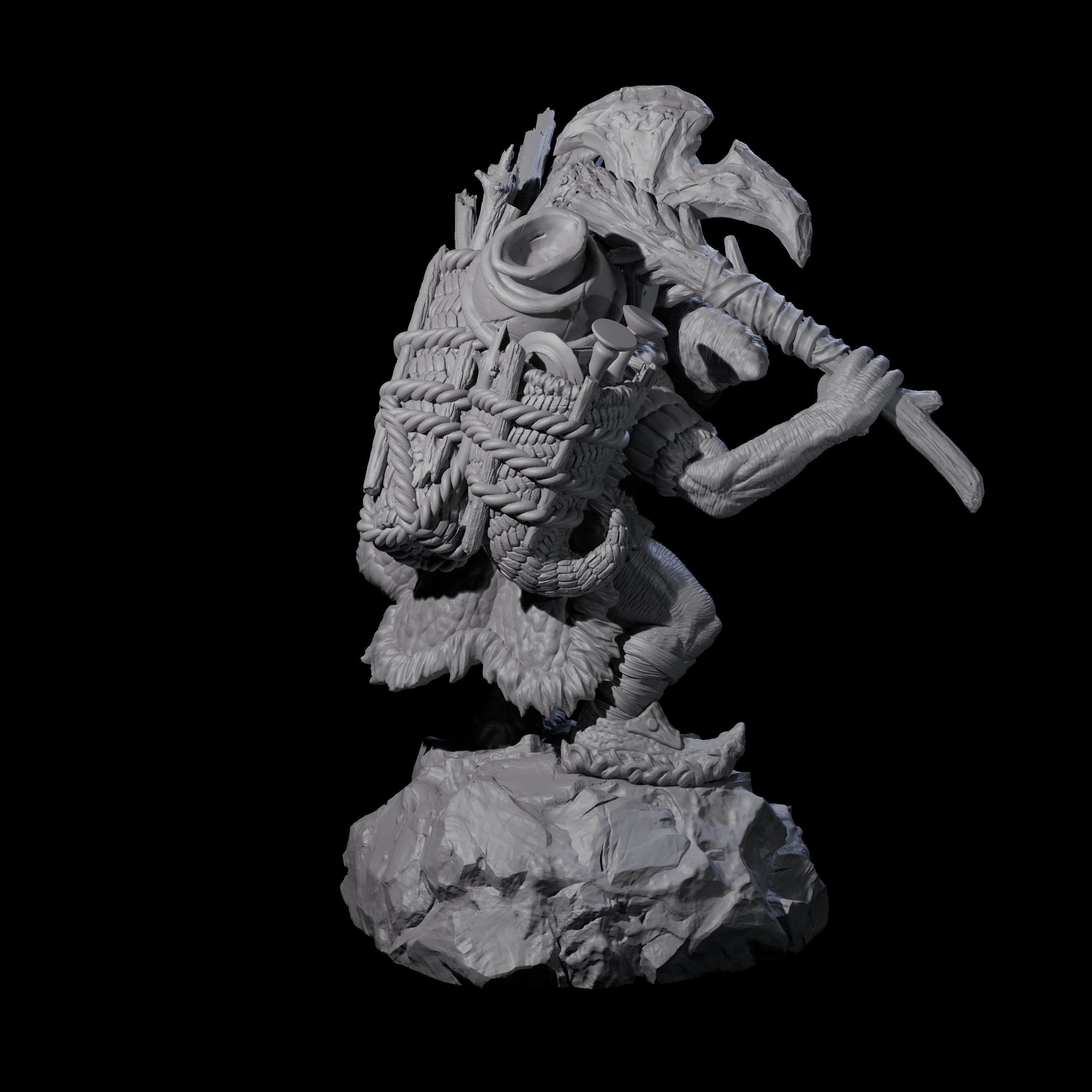 Confident Camping Goblin A Miniature for Dungeons and Dragons, Pathfinder or other TTRPGs