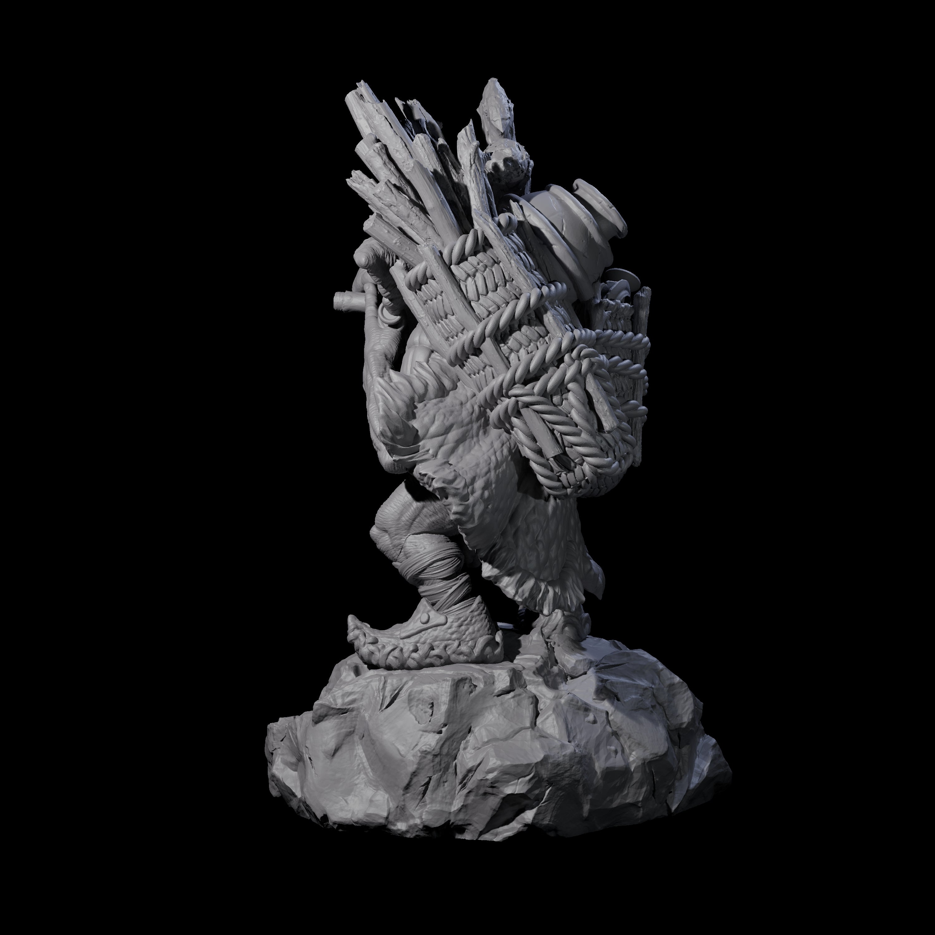 Confident Camping Goblin A Miniature for Dungeons and Dragons, Pathfinder or other TTRPGs