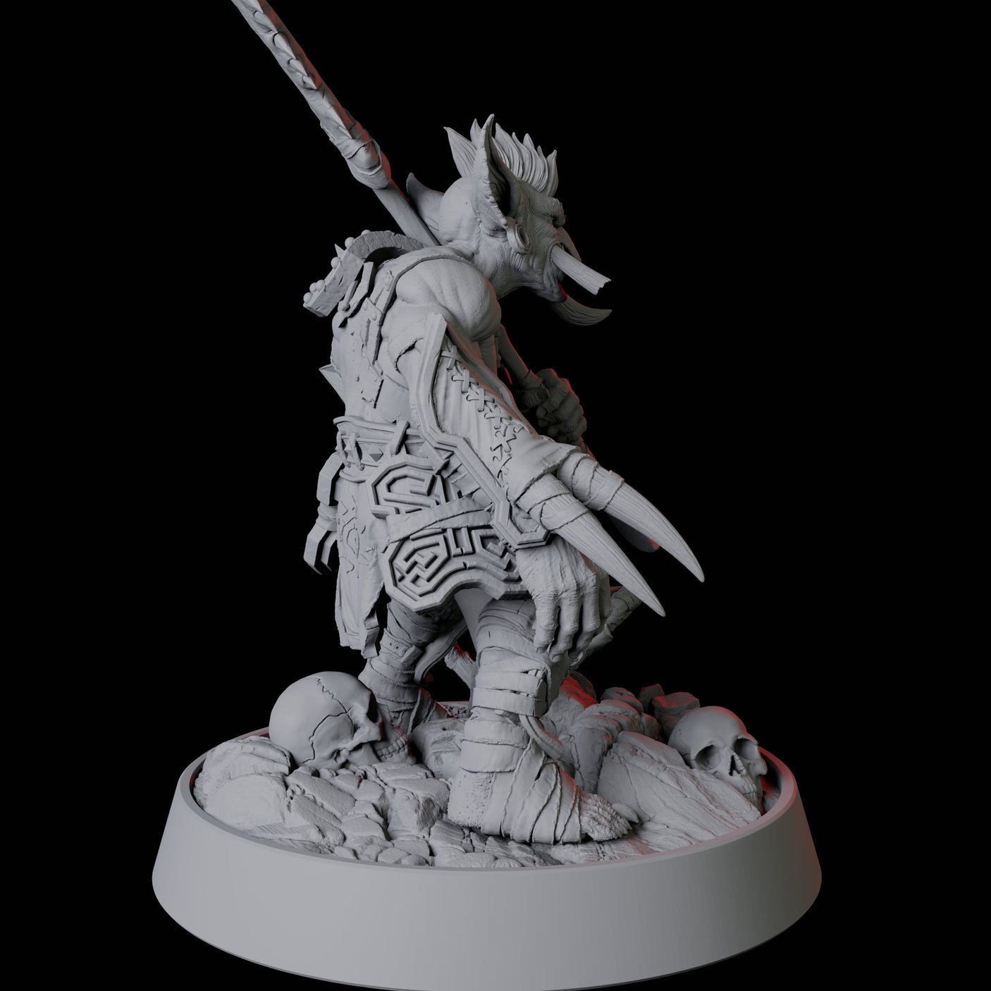 Confident Goblin Fighter Miniature for Dungeons and Dragons, Pathfinder or other TTRPGs