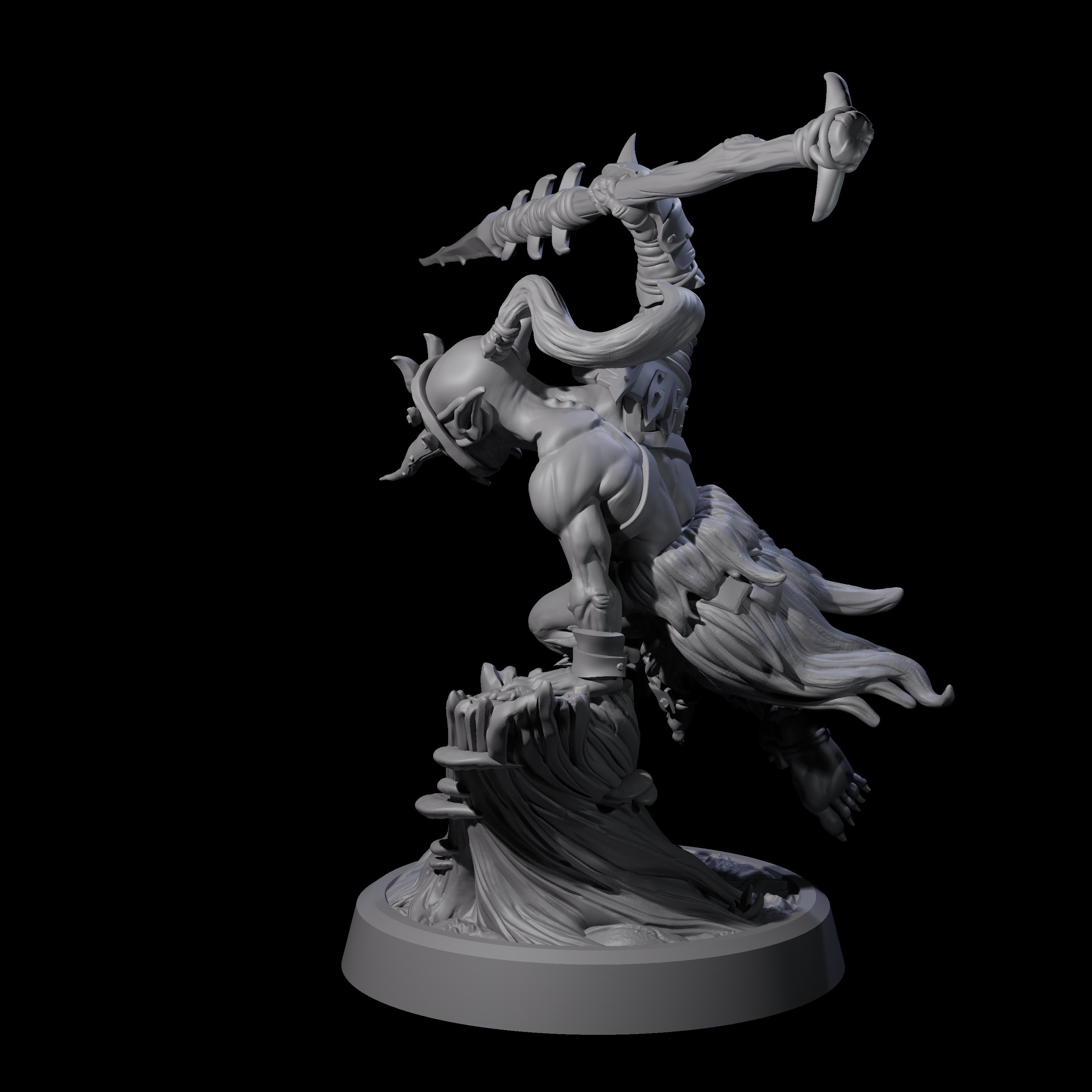 Confident Goblin Strike Team A Miniature for Dungeons and Dragons, Pathfinder or other TTRPGs