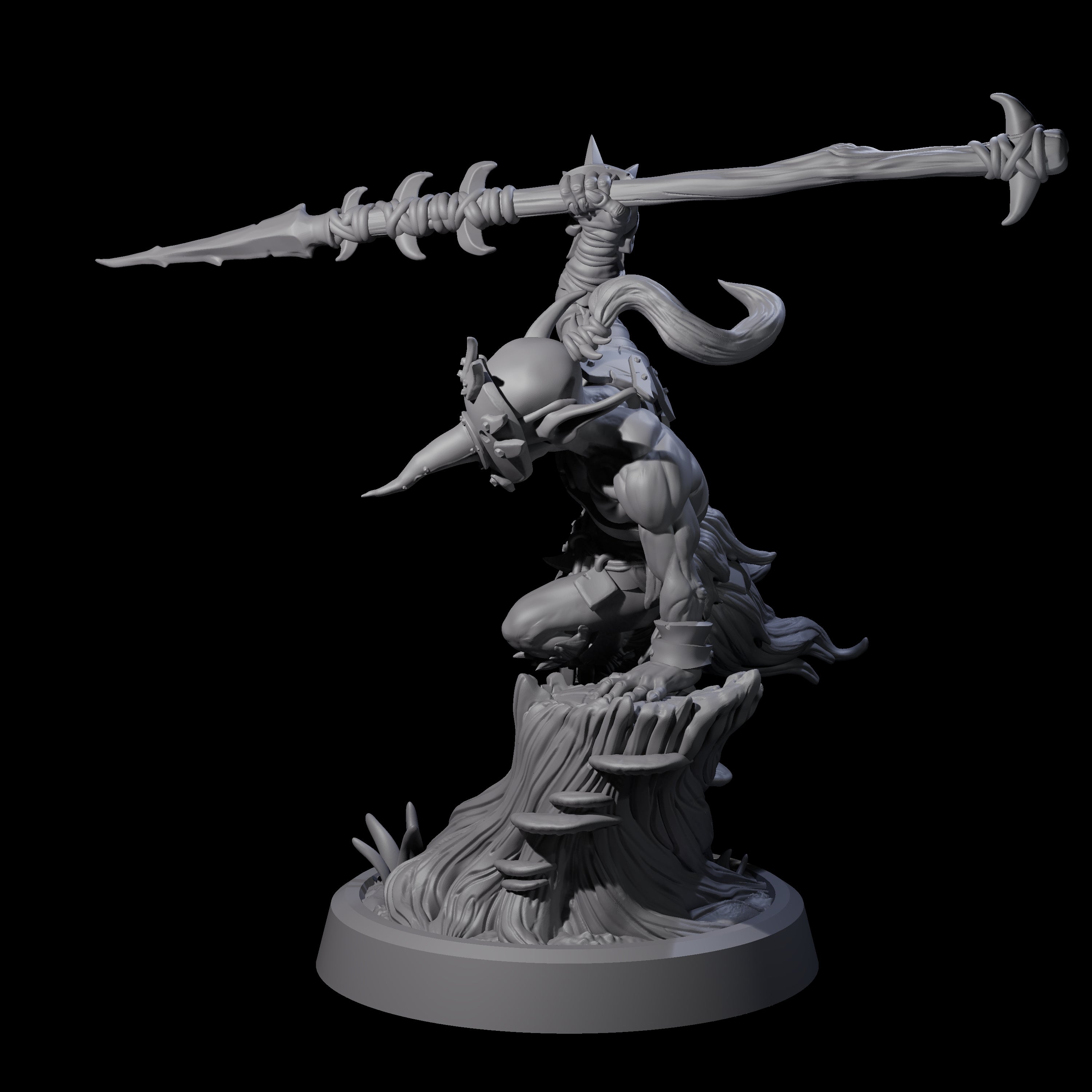 Confident Goblin Strike Team A Miniature for Dungeons and Dragons, Pathfinder or other TTRPGs