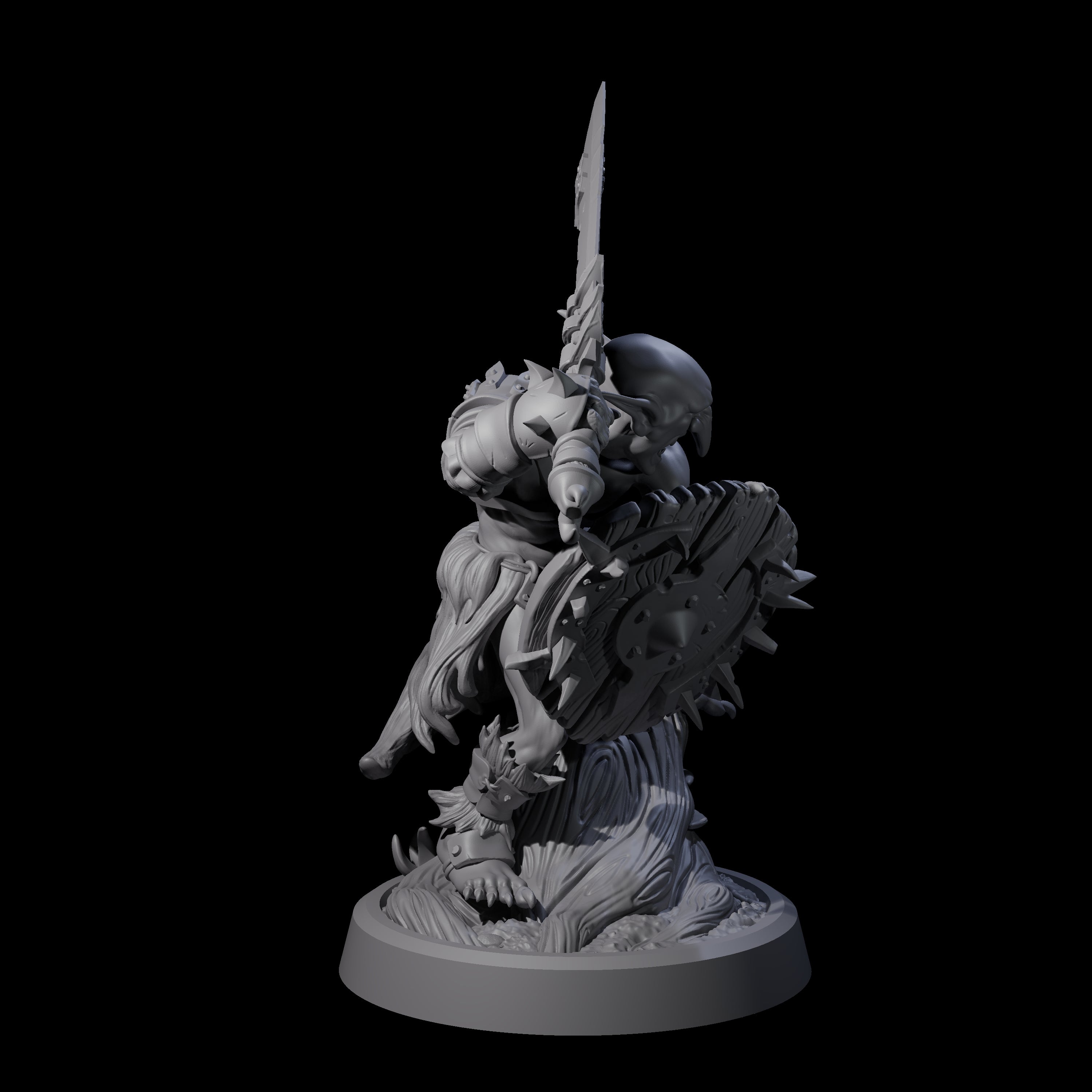 Confident Goblin Strike Team B Miniature for Dungeons and Dragons, Pathfinder or other TTRPGs