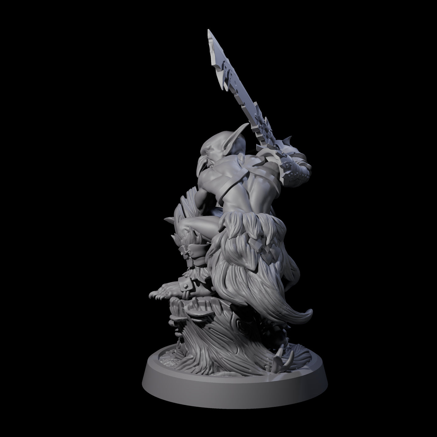 Confident Goblin Strike Team B Miniature for Dungeons and Dragons, Pathfinder or other TTRPGs